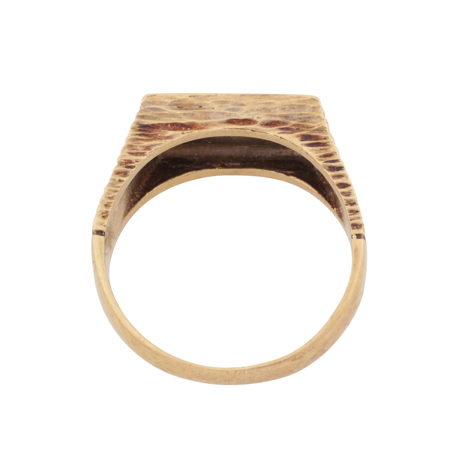 A rectangular signet ring, circa 1978 9ct yellow gold - 3