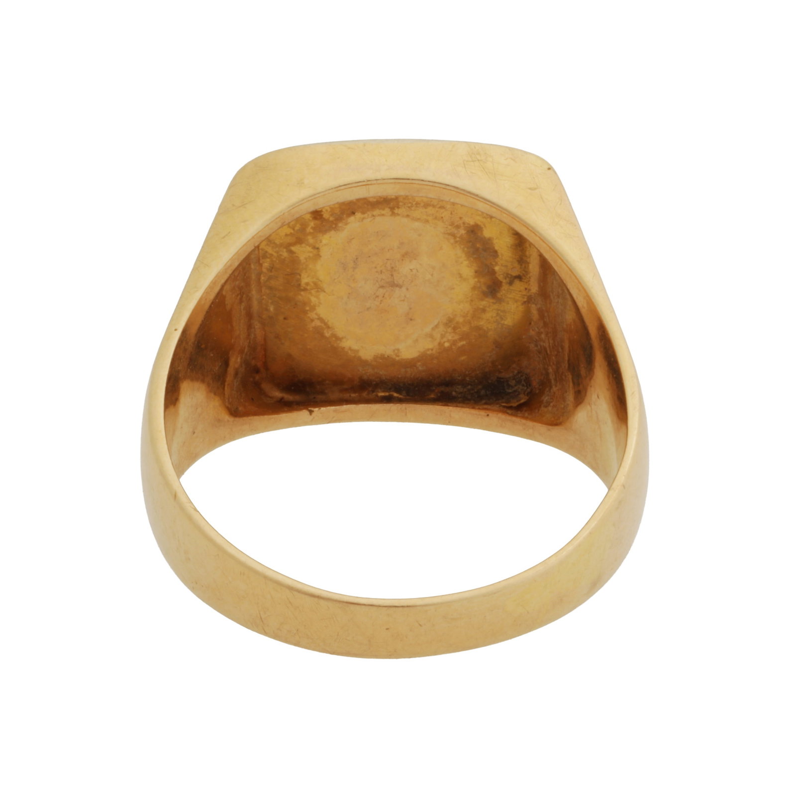A signet ring Yellow metal - 3