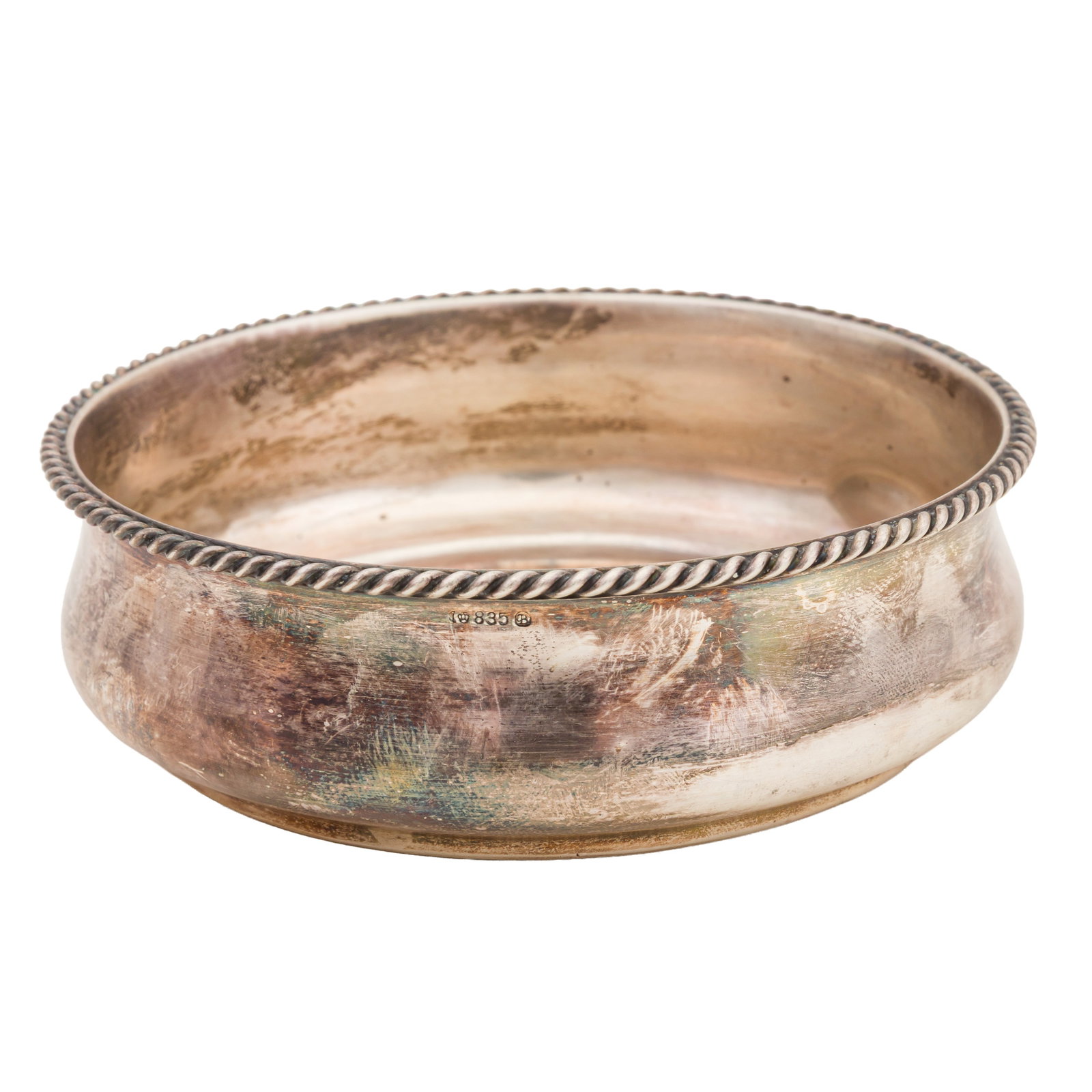 A late 20th century Italian silver butterdish, retailed by Hazorfim - 3