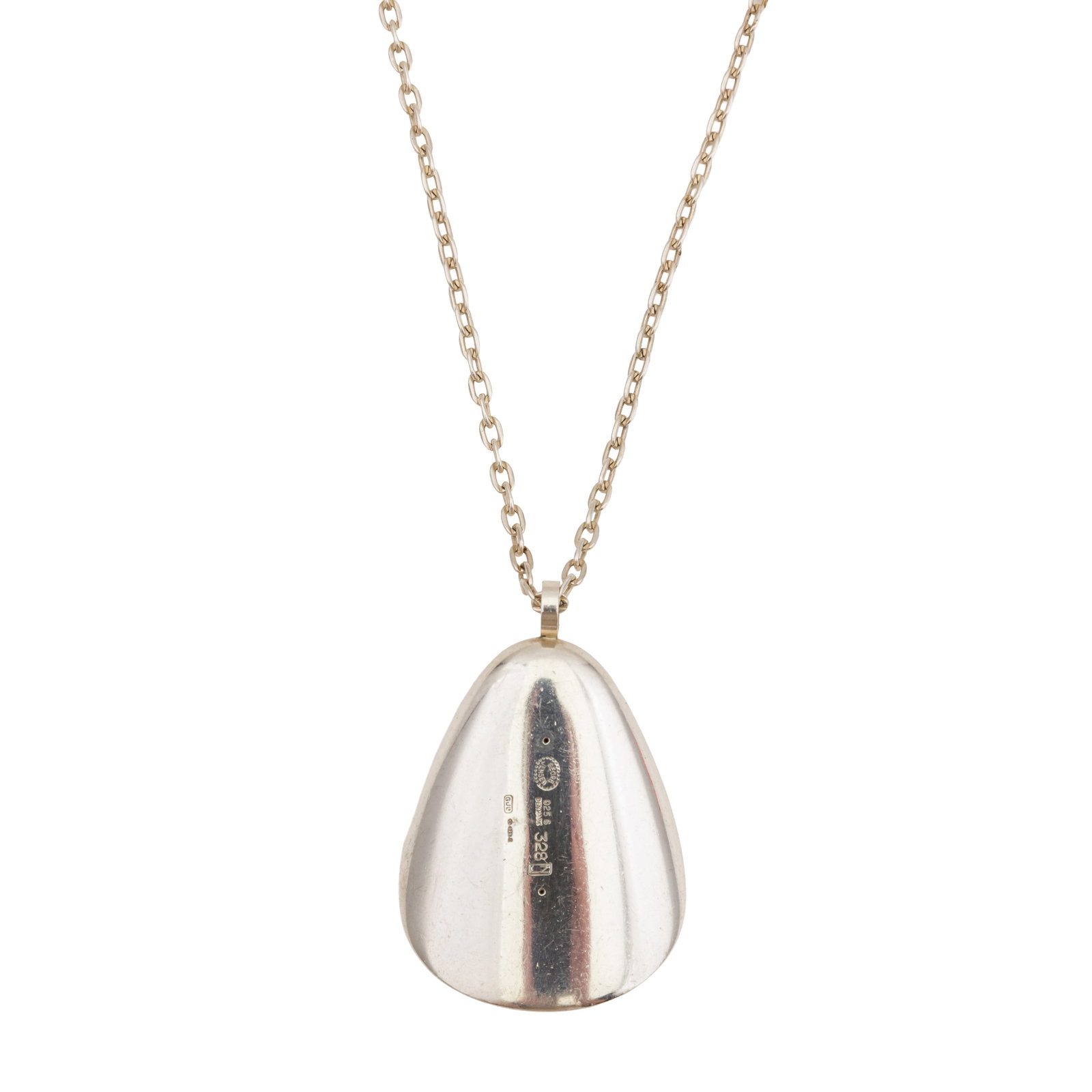 Georg Jensen by Nanna and Jorgen Ditzel Ι An 'Oyster shell' pendant necklace, circa 1972 Silver - 2
