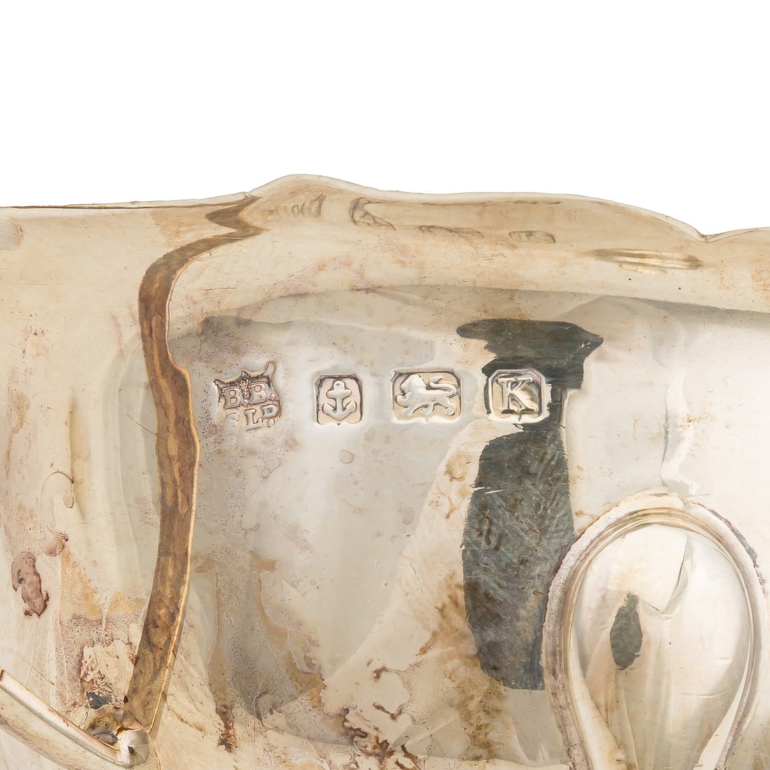 Birmingham 1934 Barker Brothers A George V sterling silver sauceboat - 2