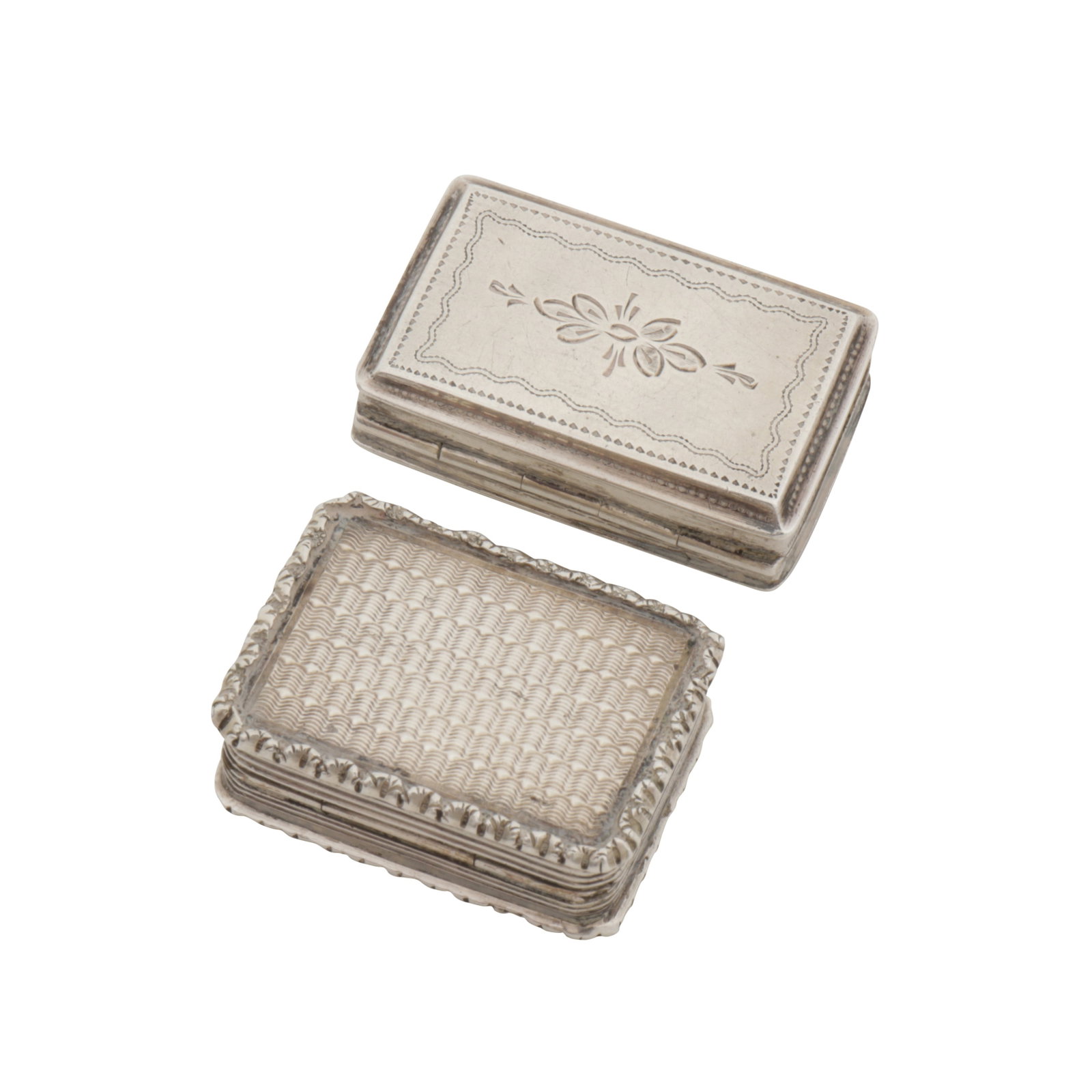 Birmingham 1838 by Thomas Shaw or Thomas Simpson An early Victorian sterling silver vinaigrette - 2