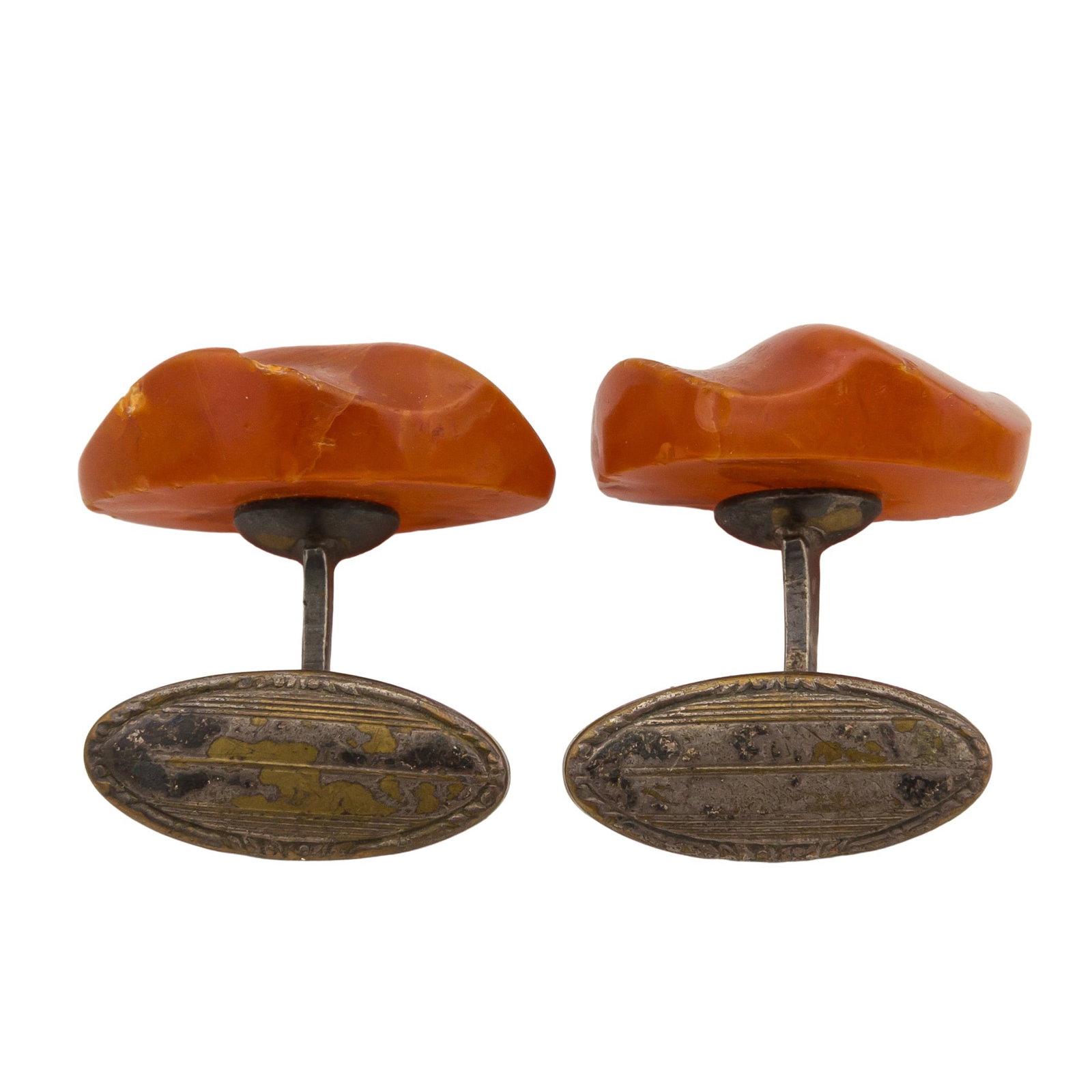 A collection of bakelite and amber jewellery White metal - 6