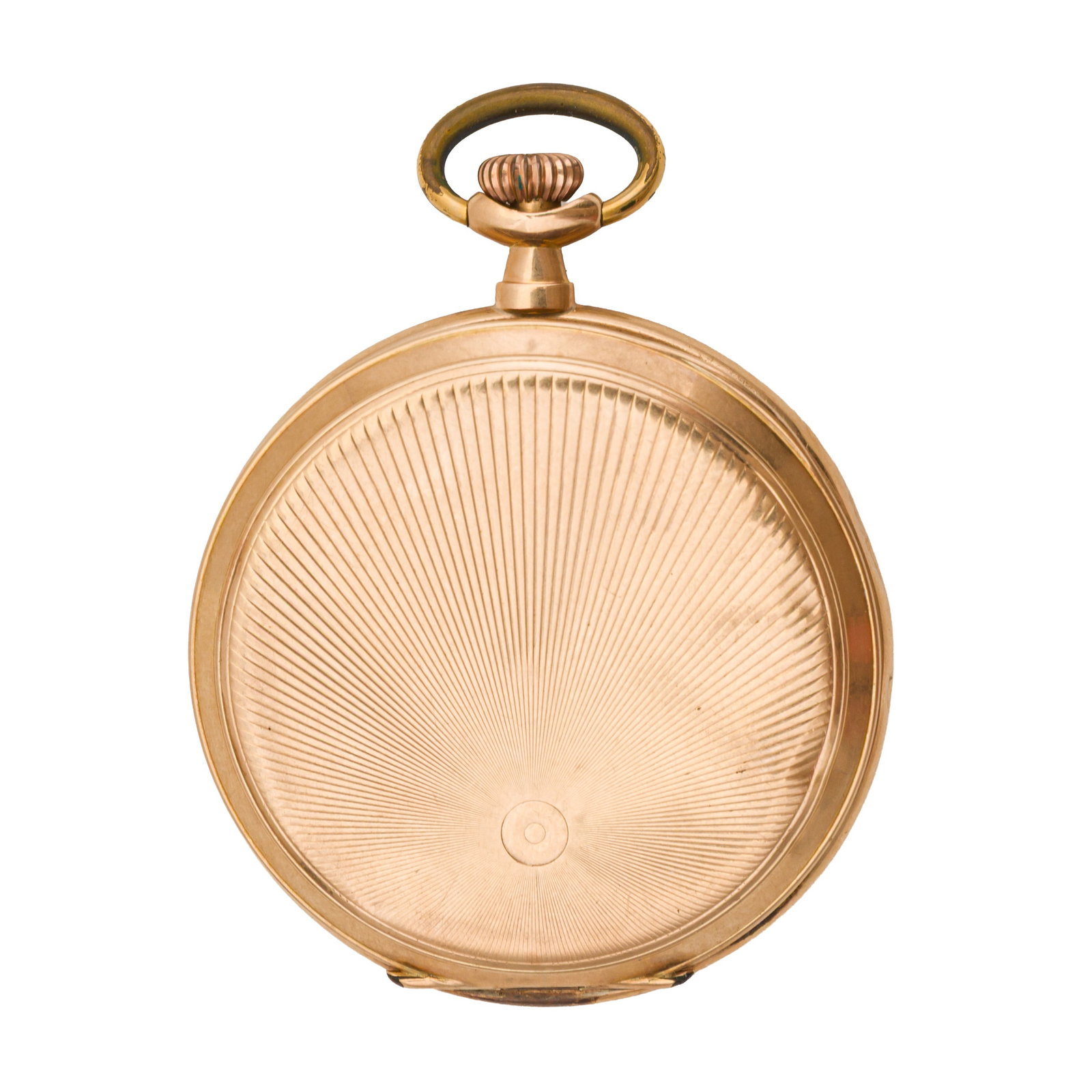 Moulinet Full Hunter Pocket Watch 14k gold - 2