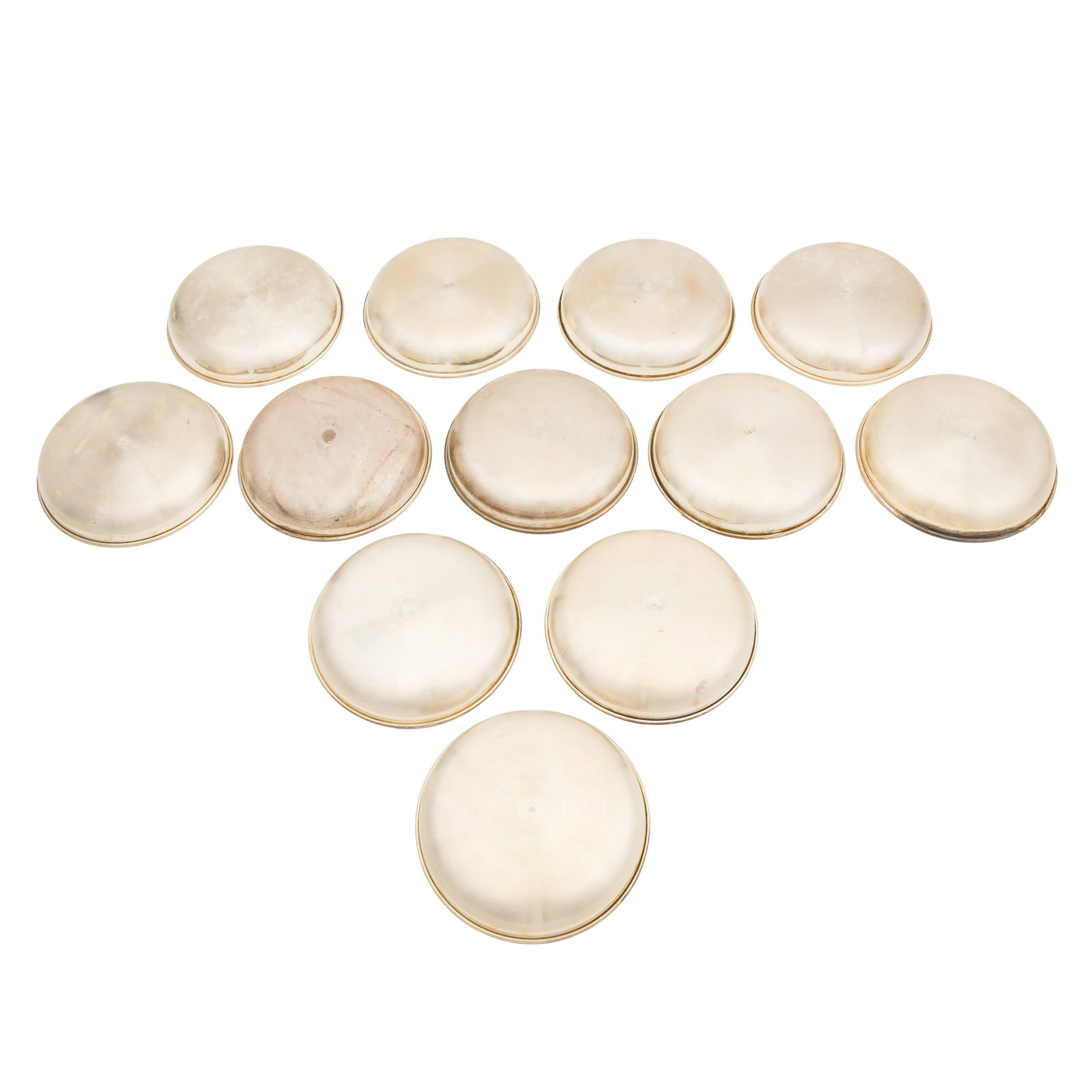 A set of twelve late 20th century Indian silver coasters - 2
