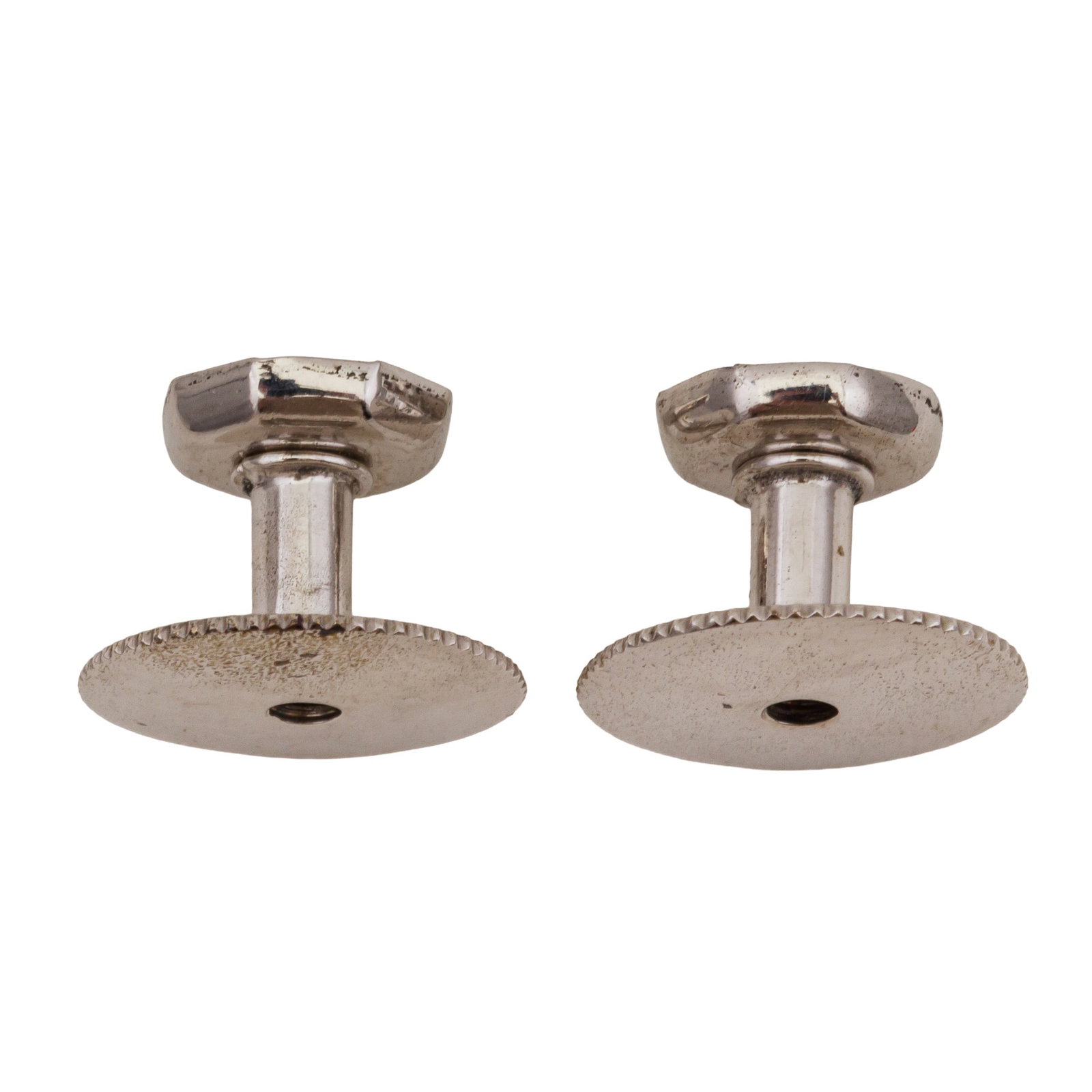 A pair of dress studs White metal - 2