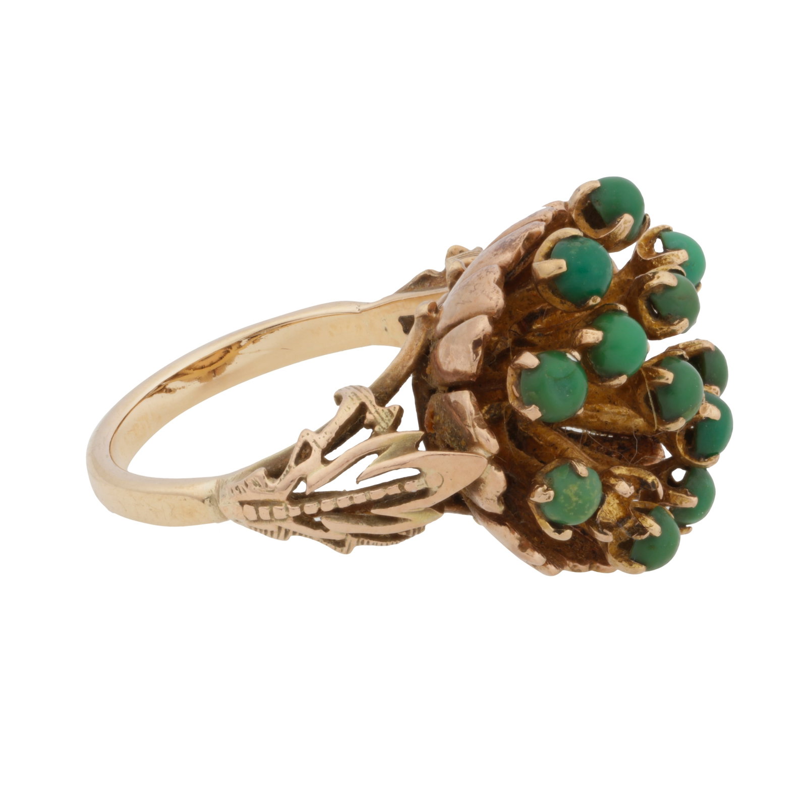 A gem-set ring Yellow metal - 2