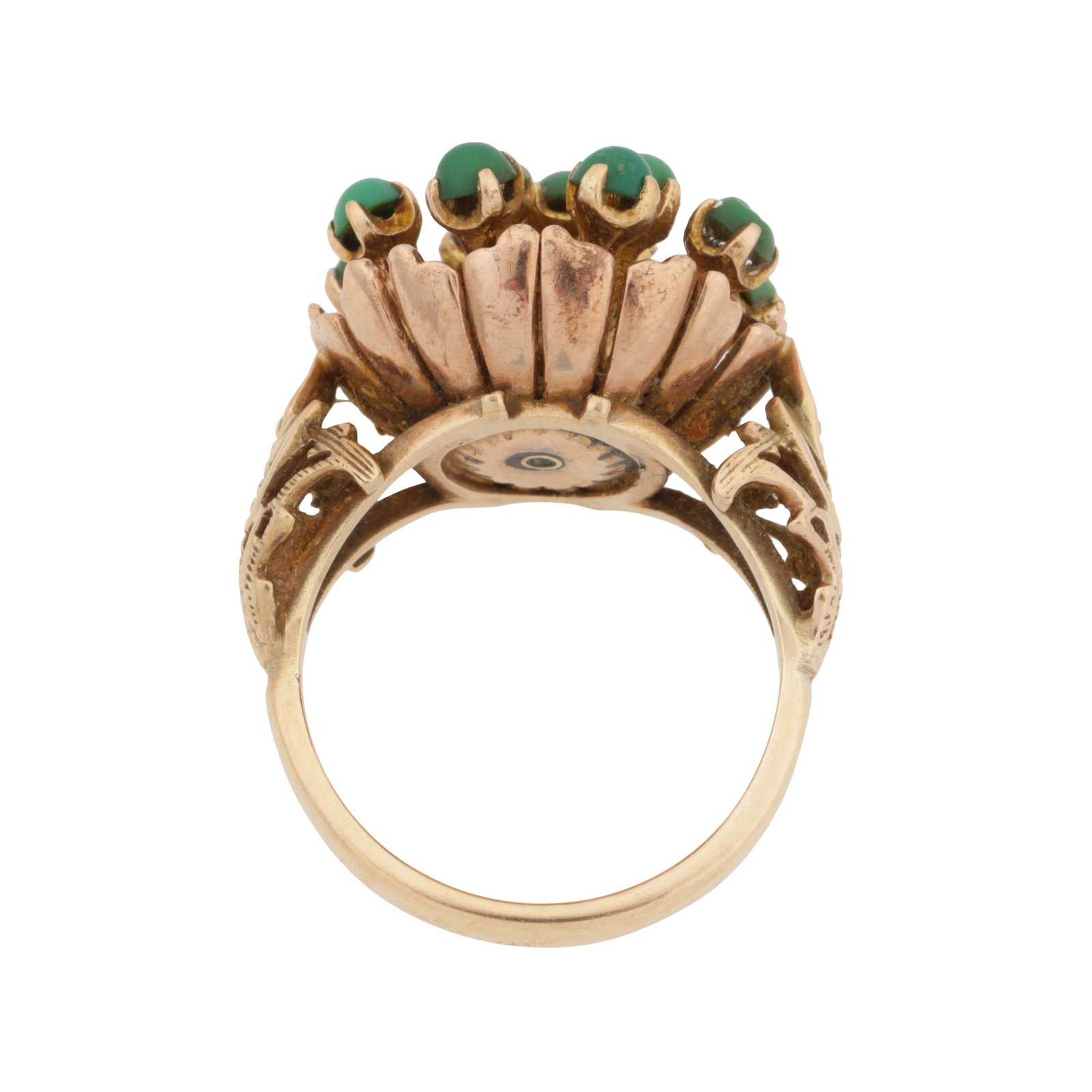 A gem-set ring Yellow metal - 3