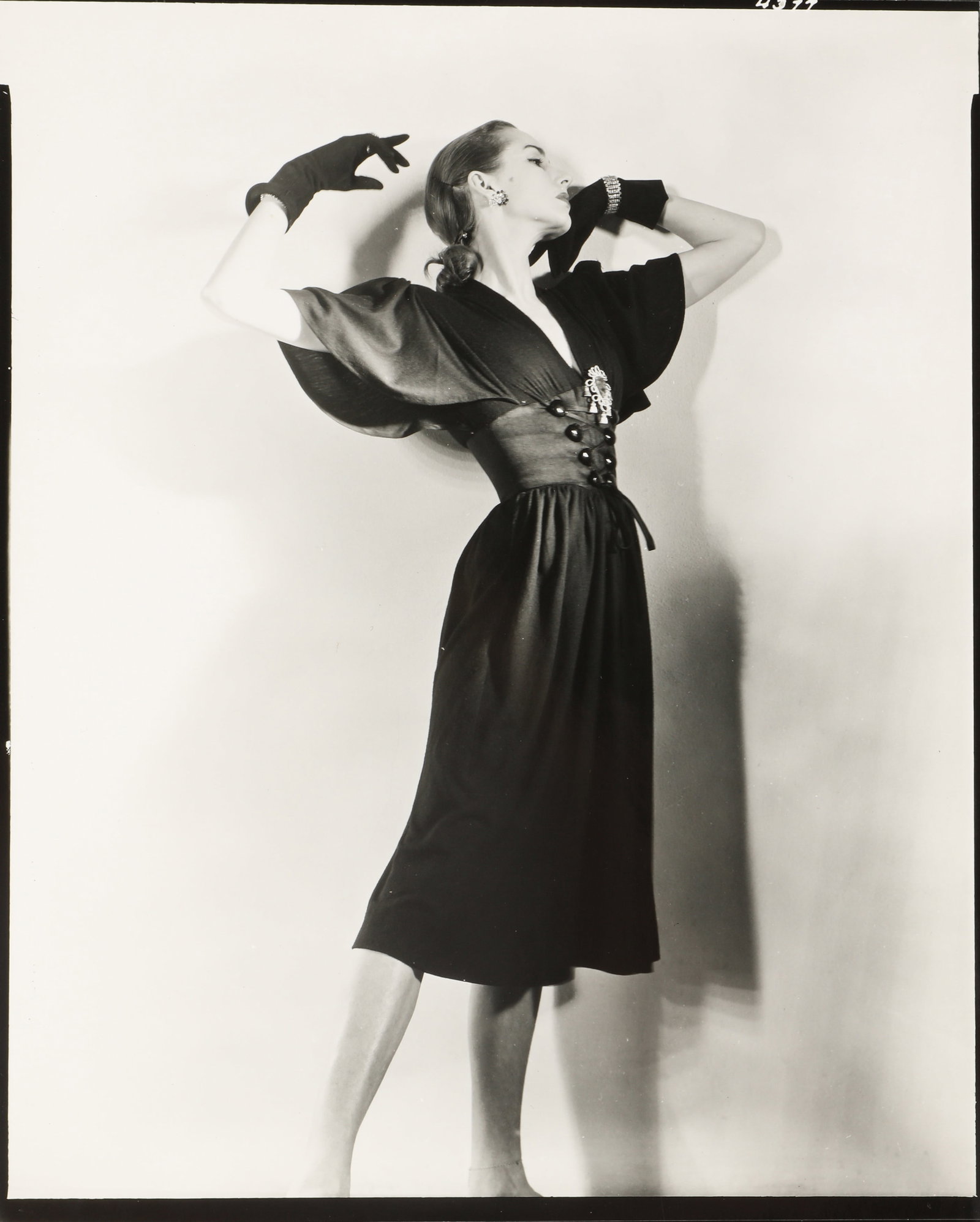 Martin Munkacsi (1896-1963) Fashion studies, 1937-1945: A collection of approx. 120 silver gelatin prints and contact prints on Kodak paper, printed pre-1960, image size 9.4 x12cm (smallest) to 25x 19.7cm (largest), sheet size 27.8 x 21.7cm, numbered in th