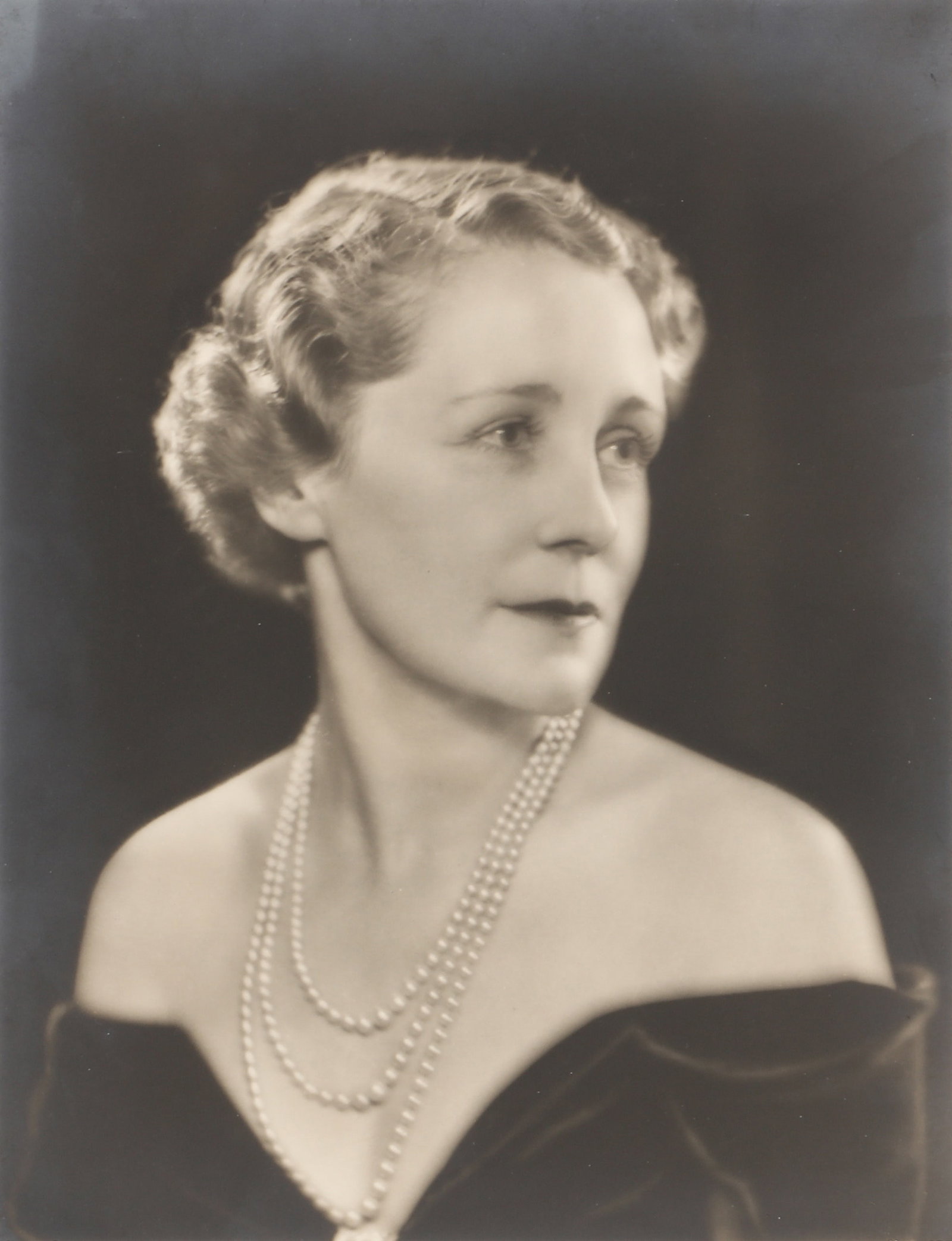 Dorothy Wilding (1893-1976) Studio Portrait of Rose Constance Leveson-Gower, Countess Granville (nee (1 of 3)