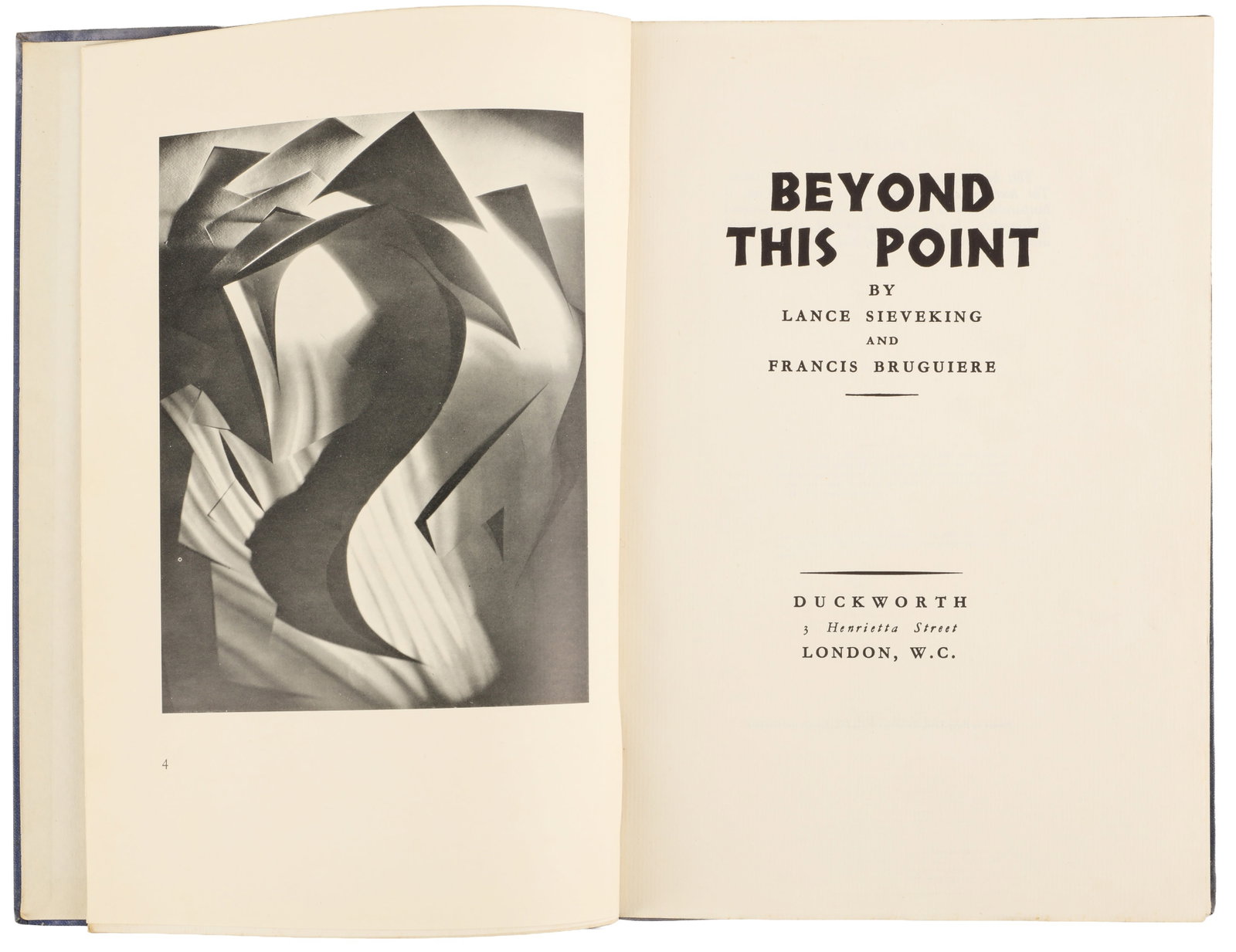 Francis Joseph Bruguiere (1879-1945) Few Are Chosen, 1931 & (1 of 5)
