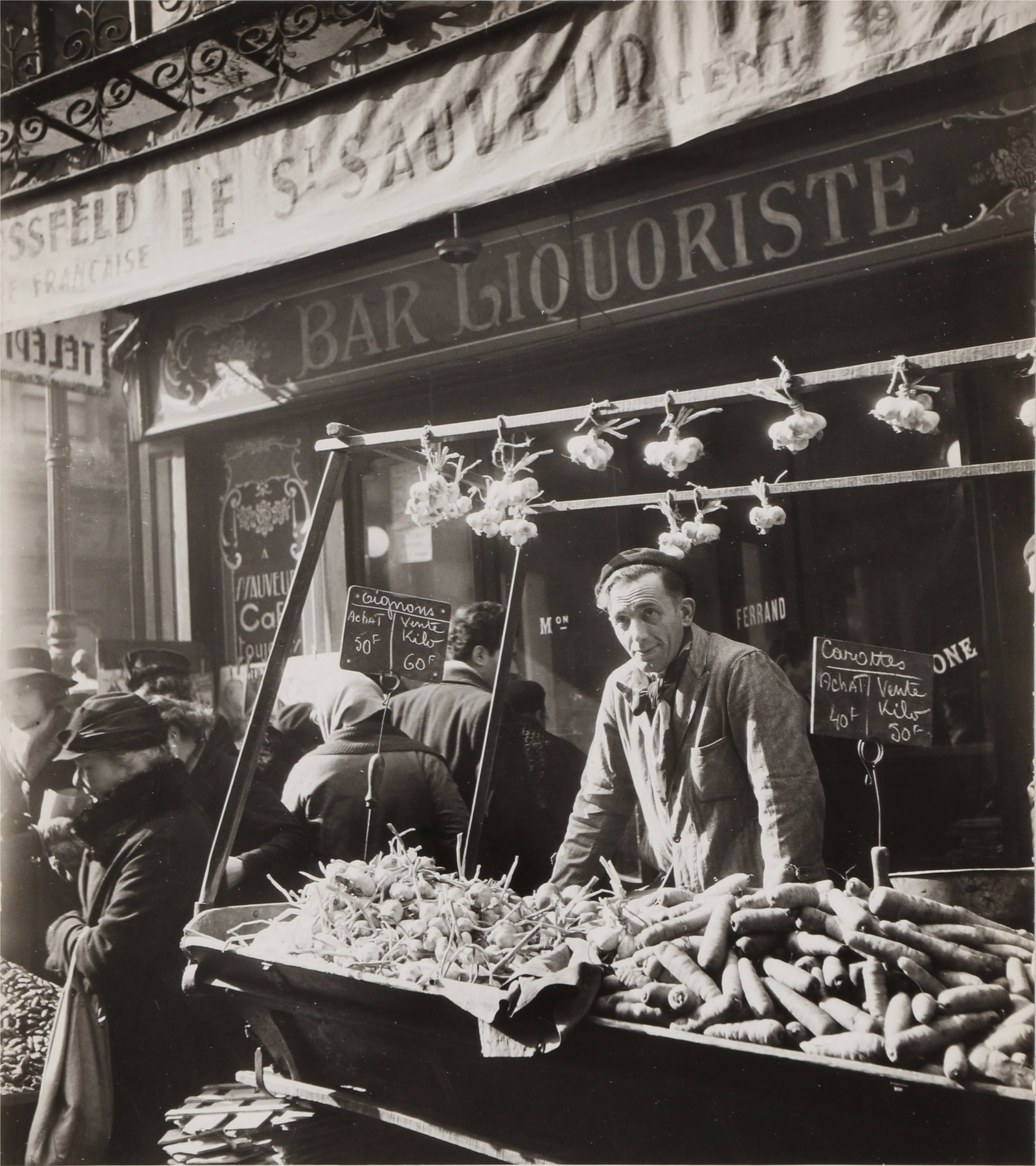 Robert Doisneau (1912-1994) Untitled (Bar Liquoriste), 1950s (1 of 3)
