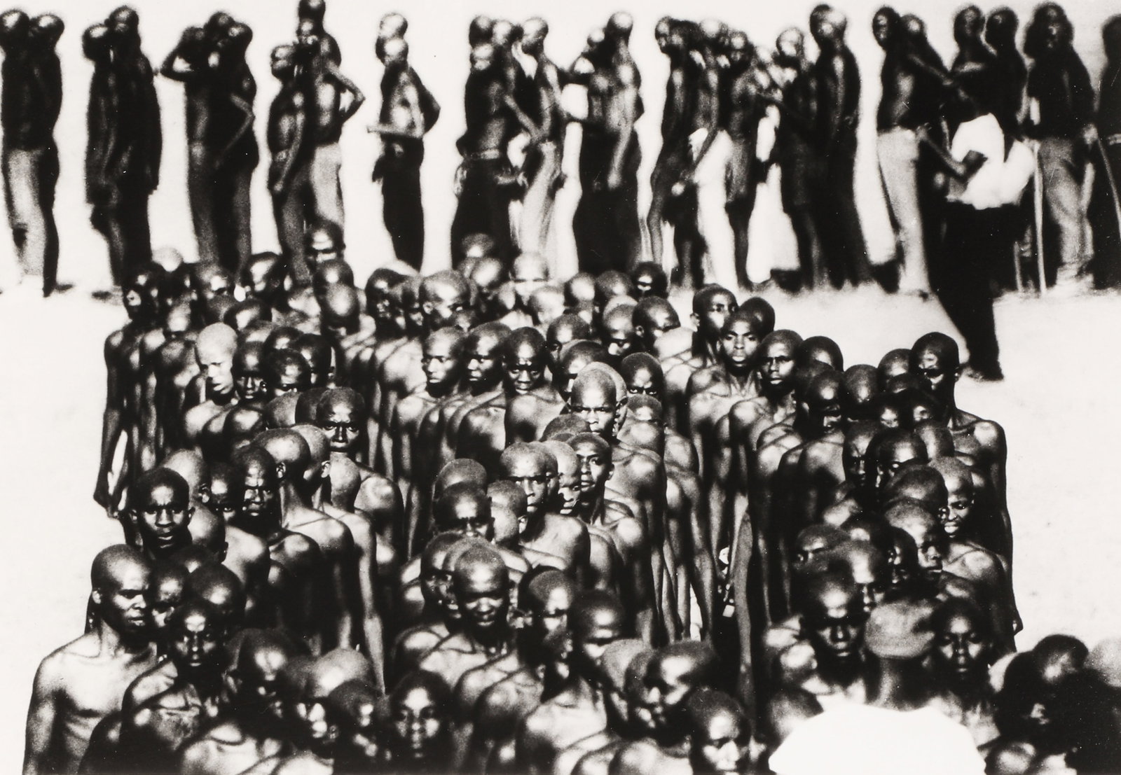 Romano Cagnoni (1935-2018) Biafra, Nigeria, 1968: Silver gelatin print, printed later, image size 21 x 30.5cm, sheet size 30.5 x 38cm, signed, titled, and dated by the photographer in ink verso. Qty: (1)