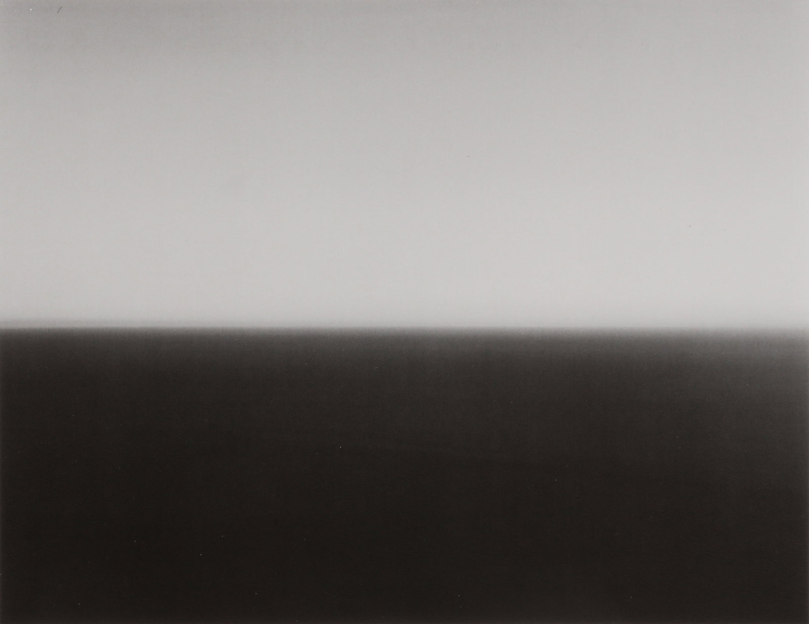 Hiroshi Sugimoto (b.1948) Mediterranean Sea, Cassis, 1989 [from Time Exposed]: Tri-tone offset lithograph, printed 1991, flush-mounted to card, image size 24 x 31cm, mount size 35 x 46.4cm, from the edition /500, blind-stamped title, date, and number [321] mount recto. Qty: (1)