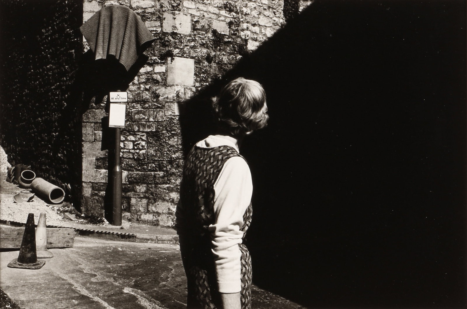 Paddy Summerfield (1947-2024) Oxford, 1975: Silver gelatin print, printed later, pasted down to card mount, image size 20.5 x 30.5cm, sheet size 24 x 34.6cm, mount size 42 x 51, signed, titled, and dated by the photographer in pencil lower marg