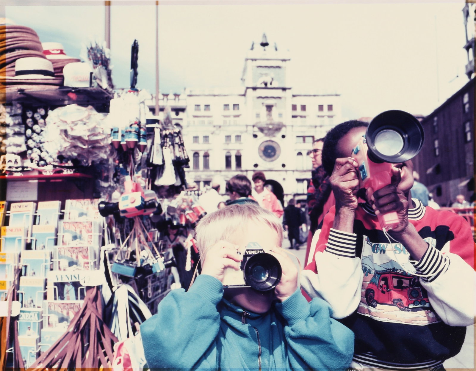 Martin Parr (1952-2025) Venice, Italy, 1990: Chromogenic print on Kodak paper, printed 1990s, image size 26.5 x 33cm, sheet size 30.5 x 37.8cm, with a small remnant of Parr's handwritten title upper left corner verso [print was subsequently trim
