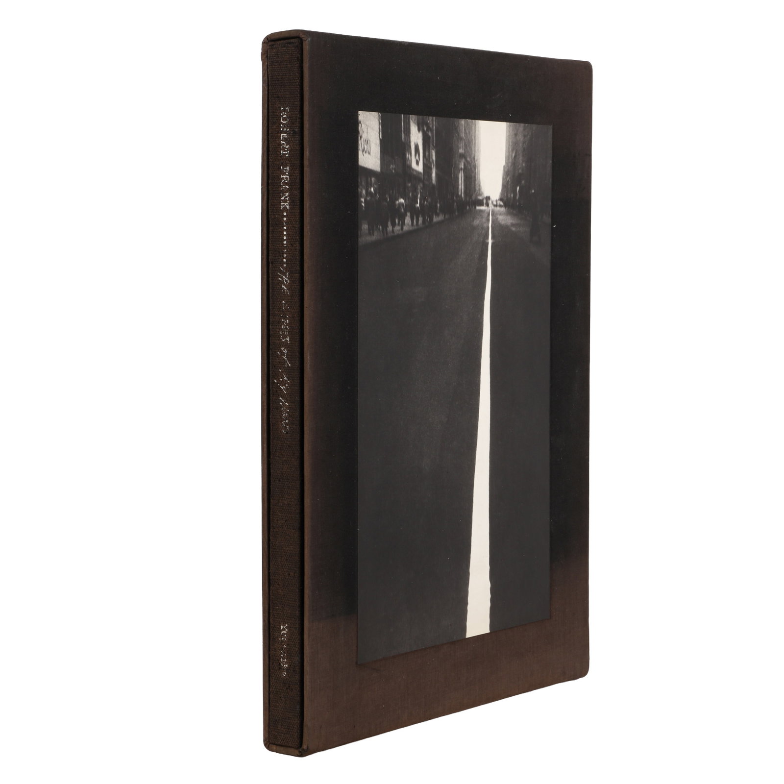 Robert Frank (1924-2019) The Lines of My Hand [First Yugensha/Motomura Edition], 1972: First Edition of Frank's landmark visual autobiography. Hardback, black cloth-covered boards, title stamped to spine and upper cover, complete with original black cloth slipcase, title to spine, and N