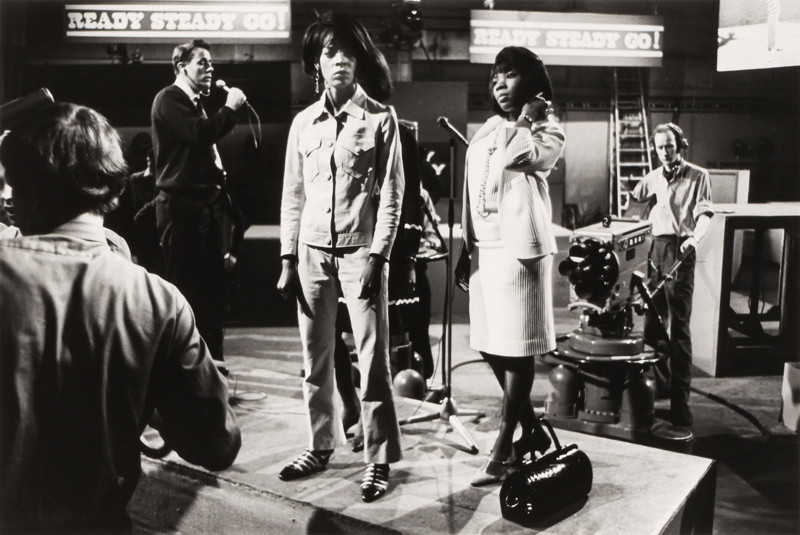 Philip Townsend (1940-2016) Ready, Steady, Go!, 1965: Silver gelatin print, printed later, image size 37 x 56cm, sheet size 50.5 x 60.5cm, signed by the photographer in ink lower margin recto, with Townsend's blindstamp lower margin recto. *This lot is o
