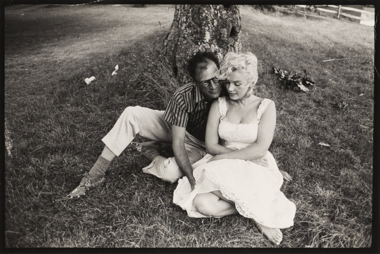 Sam Shaw (1912-1999) Marilyn Monroe and Arthur Miller, Roxbury, Connecticut, 1957 (1 of 3)