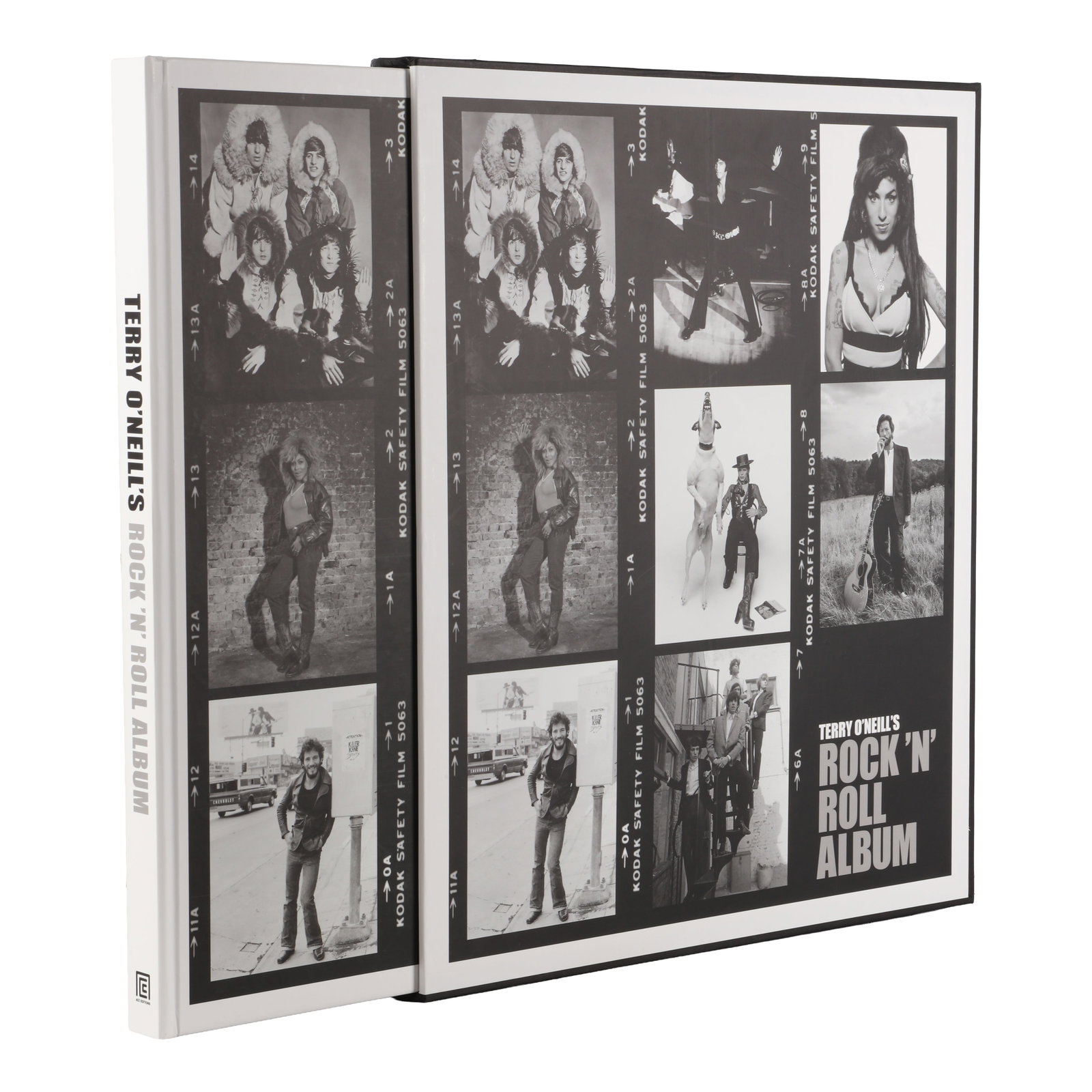 Terry O'Neill (1938-2019) Rock'n'Roll Album [Deluxe Edition Box Set], 2014: Limited edition box set from the edition /300, hardback with pictorial paper boards, edition bookplate numbered 101/300 and signed by the photographer in ink affixed to front endpaper, with O'Neill's 
