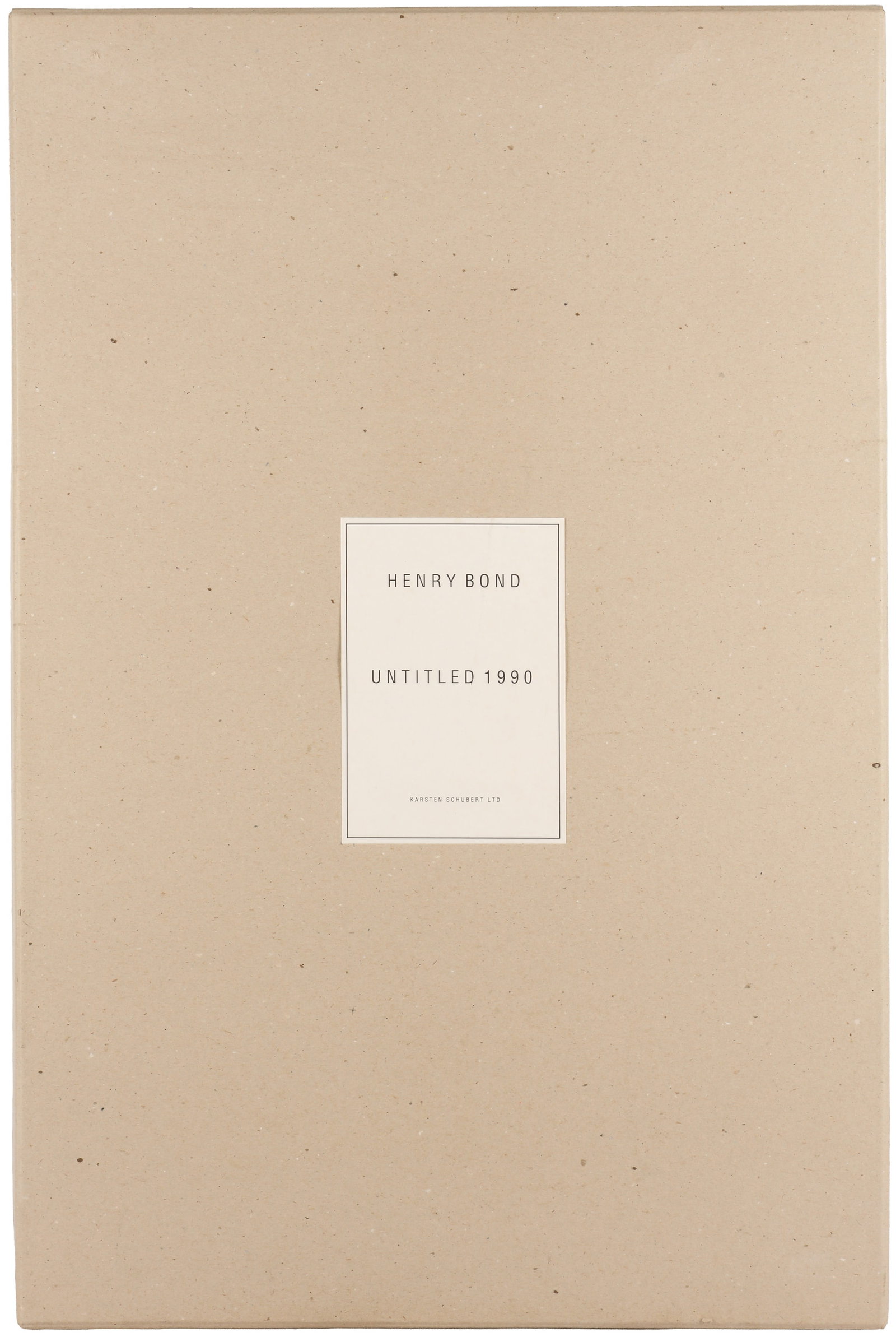 Henry Bond (b.1966) Untitled, 1990 [Portfolio]: A portfolio of 100 c-prints, mounted to thin newsprint paper, images measuring 10 x 15cms, newsprint sheets measuring 77 x 51cm, edition 4/7, published by Karsten Schubert Ltd., London, 1990. Housed i