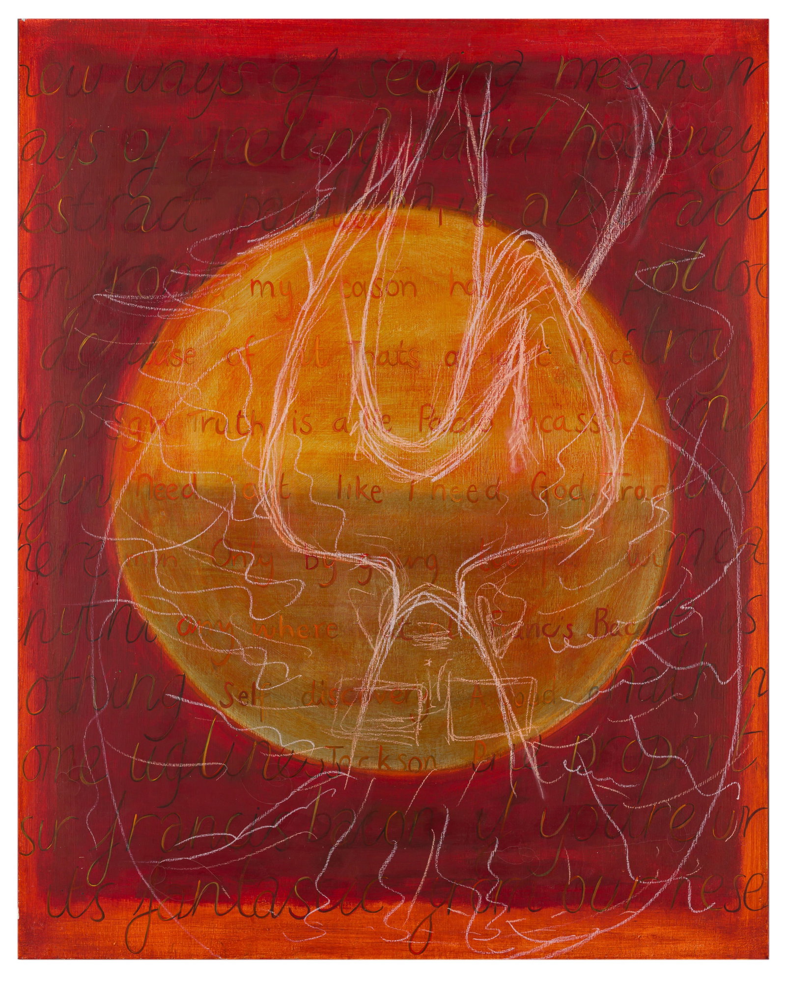 British School (20/21st Century) New Ways of Seeing: mixed media on canvas Unframed: 100.3 x 80.2 cm. (39 1/2 x 31 1/2 in.) Framed: 106.5 x 86 cm. (42 x 33 7/8 in.)