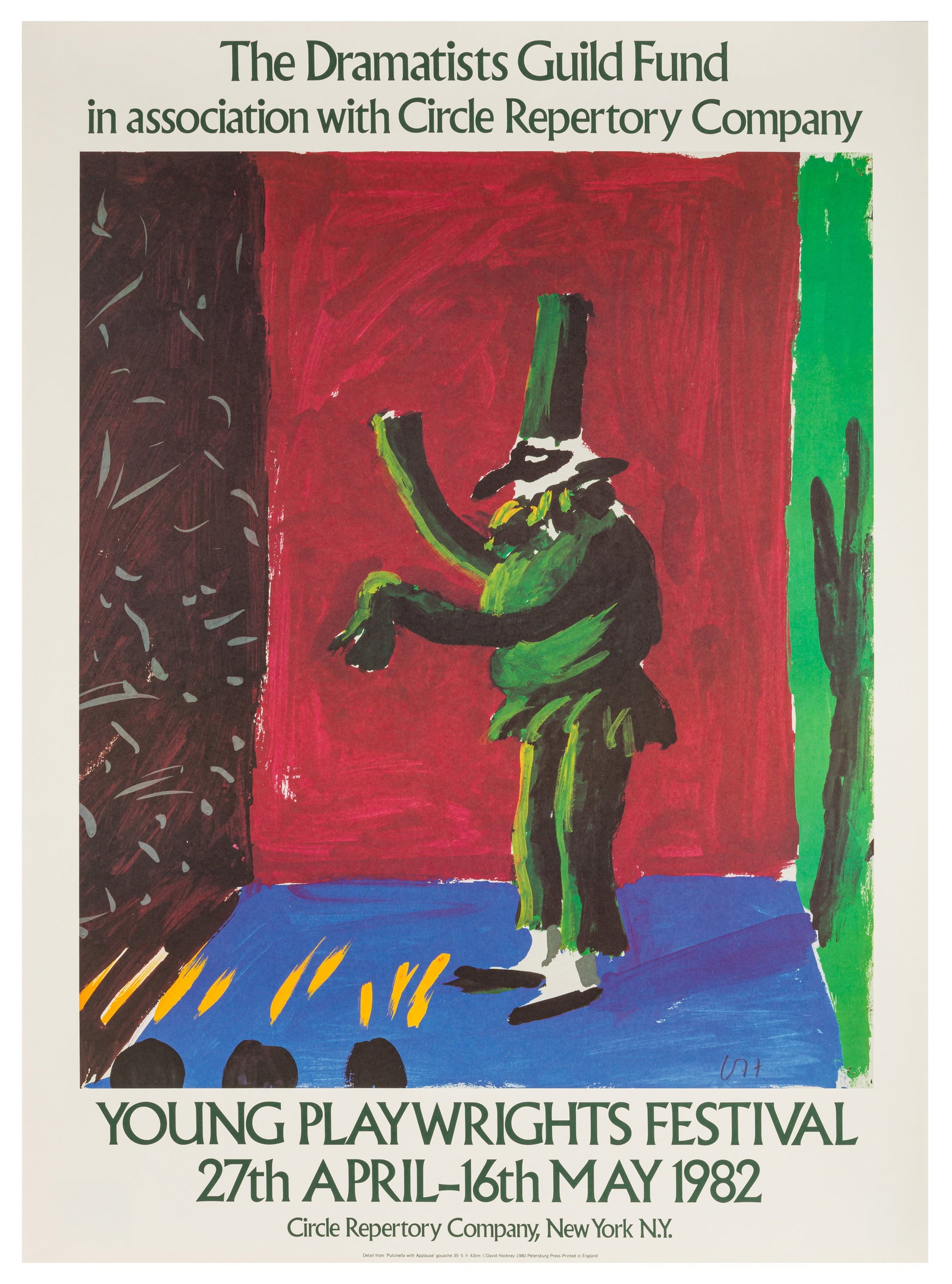 David Hockney O.M. C.H. R.A. (British, 1937-2026) Young Playwrights Festival 1982 (1 of 1)