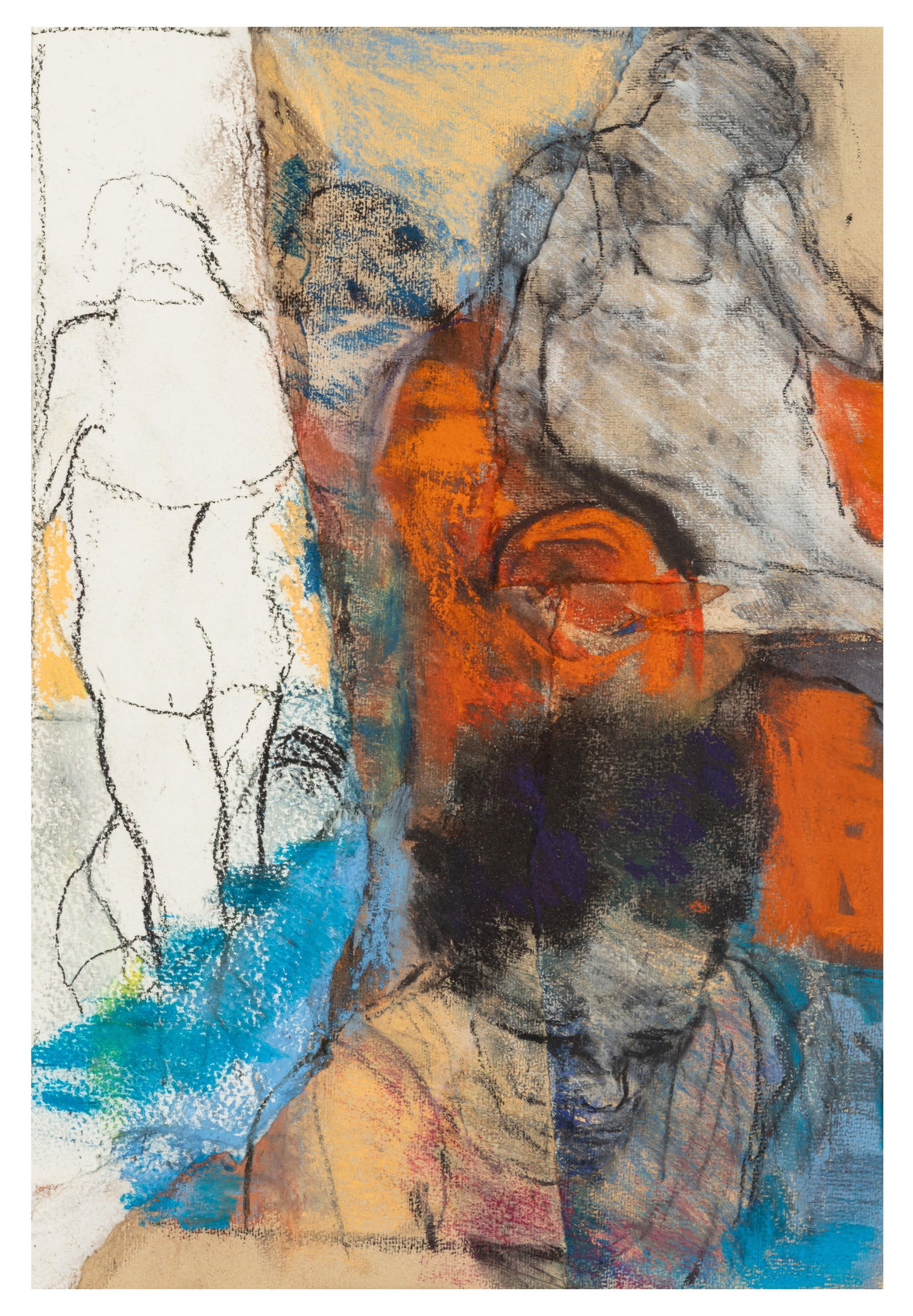 Sue Williams (British, b.1956) Leisure and Amenities: signed, titled and dated 'Leisure and Amenities S Williams 96' (to a label attached to the backboard) mixed media Unframed: 35 x 23.5 cm. (13 3/4 x 9 1/4 in.) Framed: 59.7 x 46 cm. (23 1/2 x 18 1/8 in
