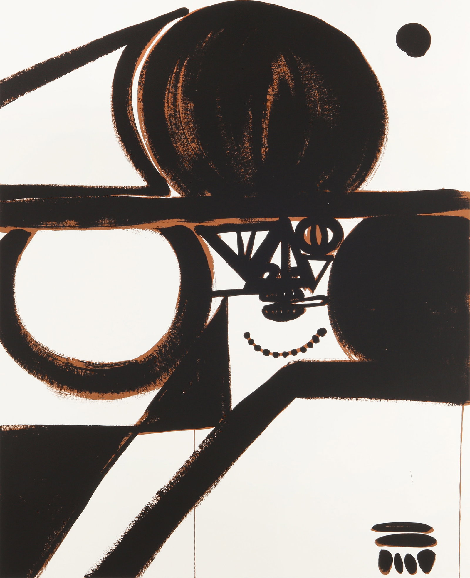 Susumu Kamijo (Japanese, b.1975) Untitled (Poodle): 2022 signed, dated and numbered 82/100 in pencil verso screenprint in colours on wove from the White Columns portfolio unframed Size:(sheet 73.8 x 60cm)