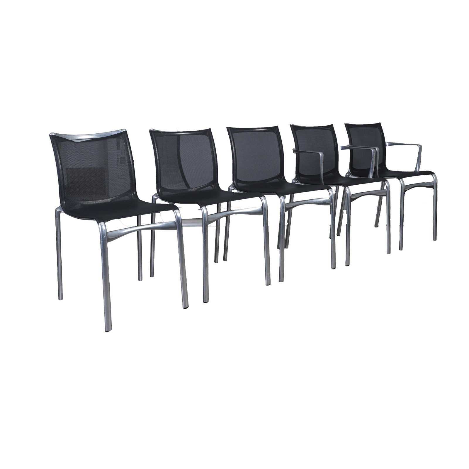 Alberto Meda (Italian b.1945) for Alias Five 'Highframe' dining chairs (1 of 2)