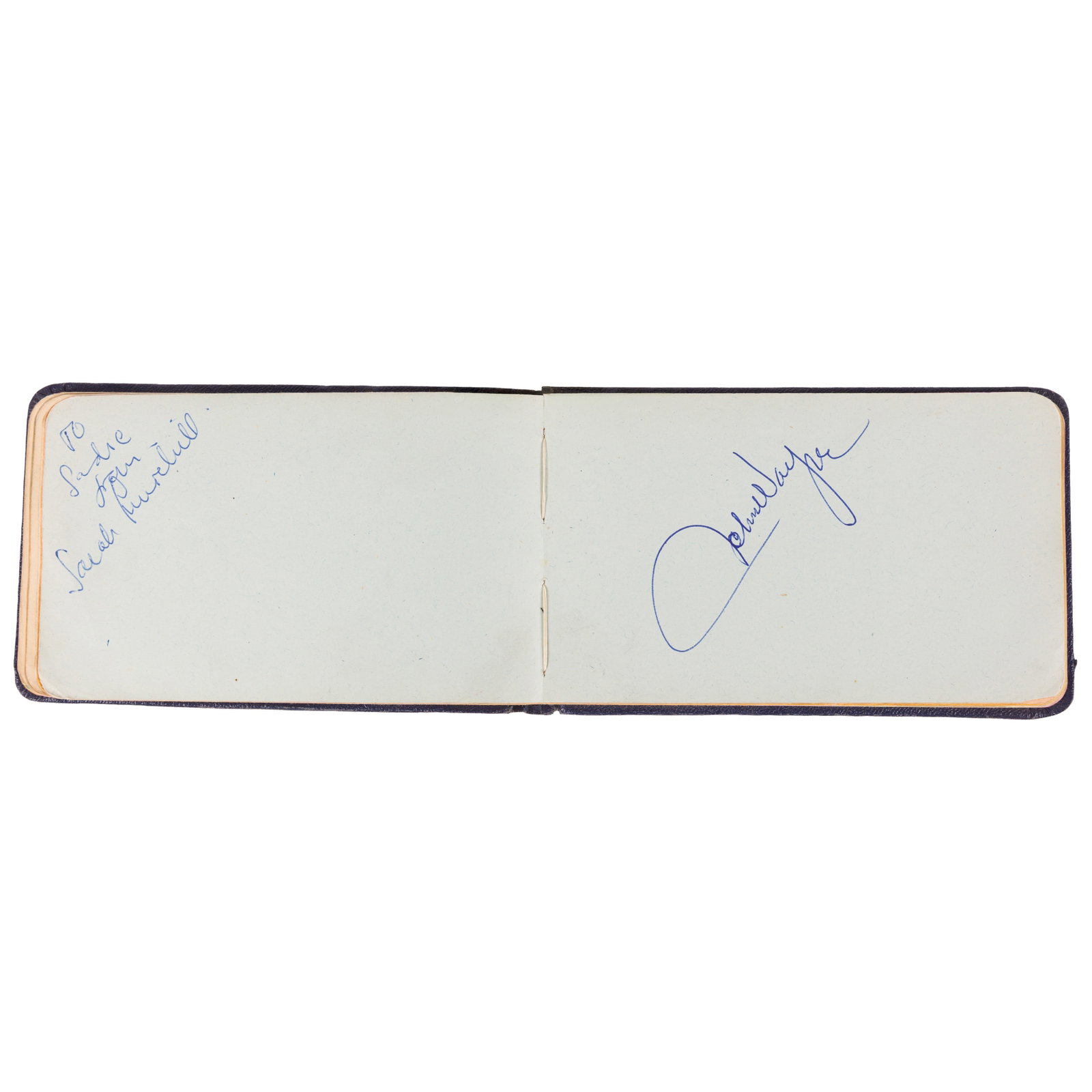 Autograph Album.- Incl. Bogart & Bacall c. 1940s - 2