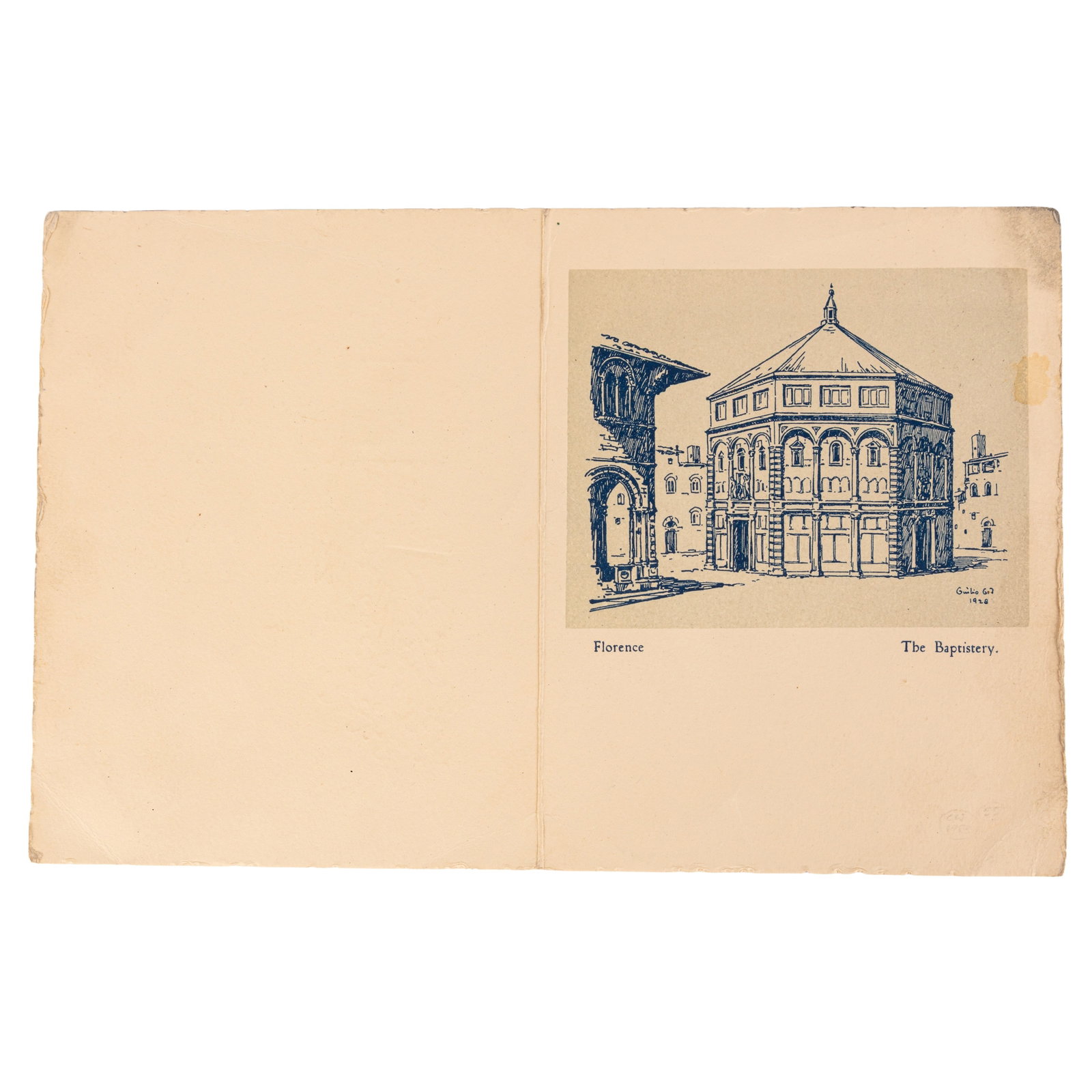 Ives (Charles) Signed Christmas card ("Chas. E. Ives") - 2