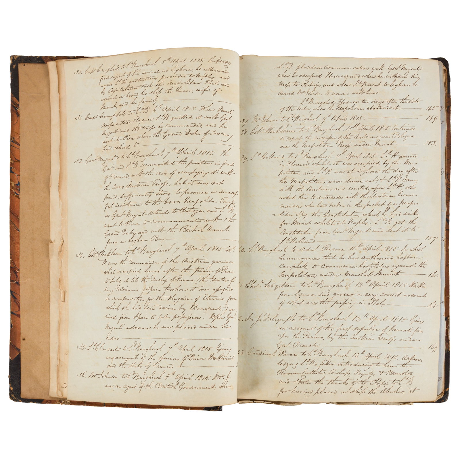 Fane (John, 11th Earl of Westmorland, Lord Burghersh) Diplomatic letters, 1815-1816 - 4