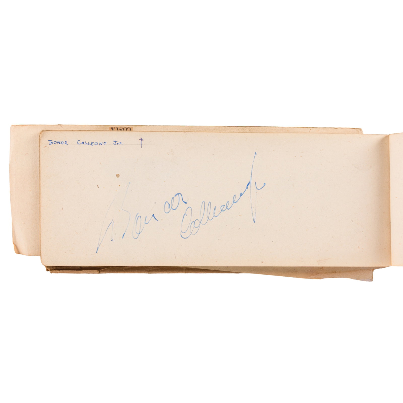 Autograph Album.- Incl. Peter Ustinov c. 1950s - 6