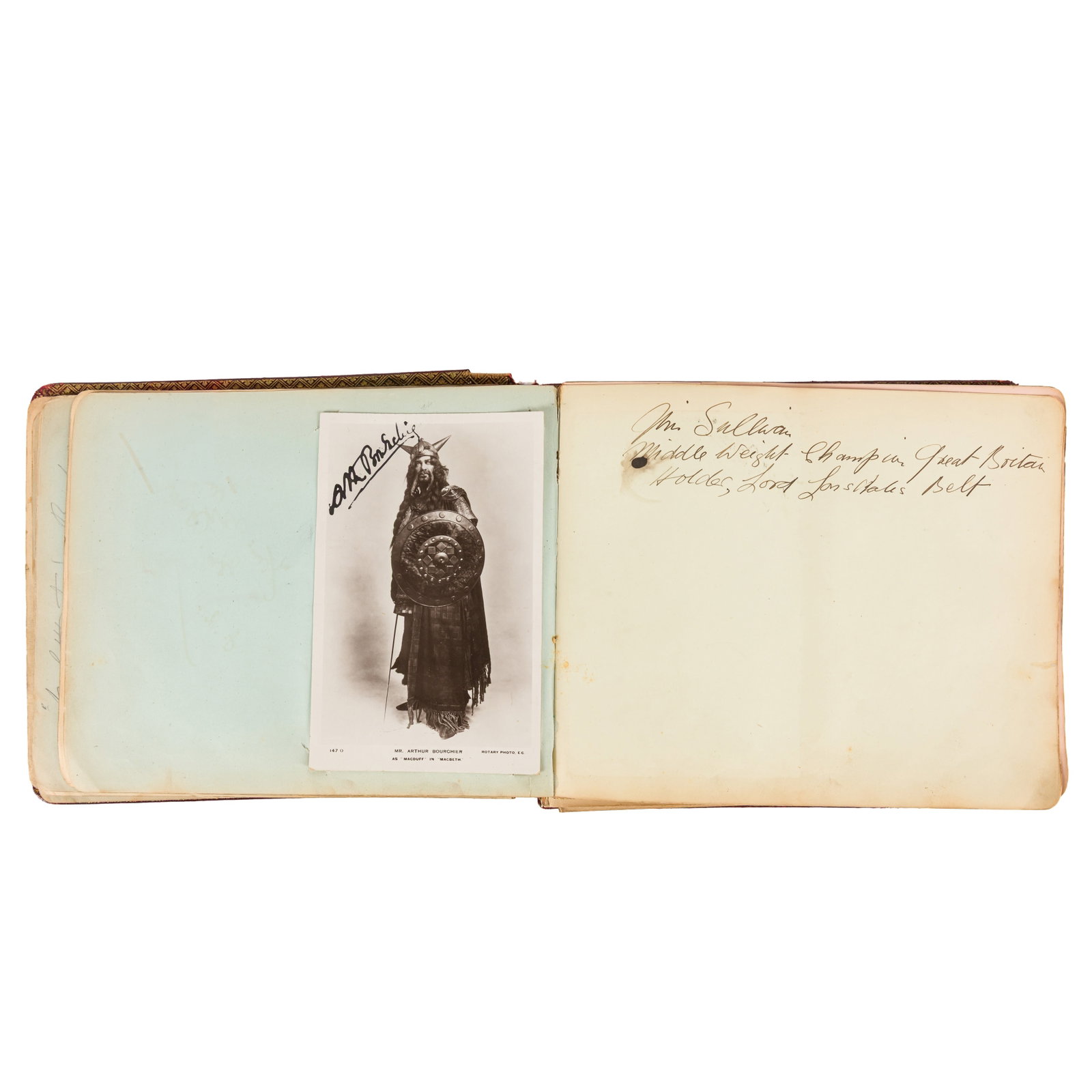 Autograph Album.- Incl. Anna Pavlova C. 1910s - 3