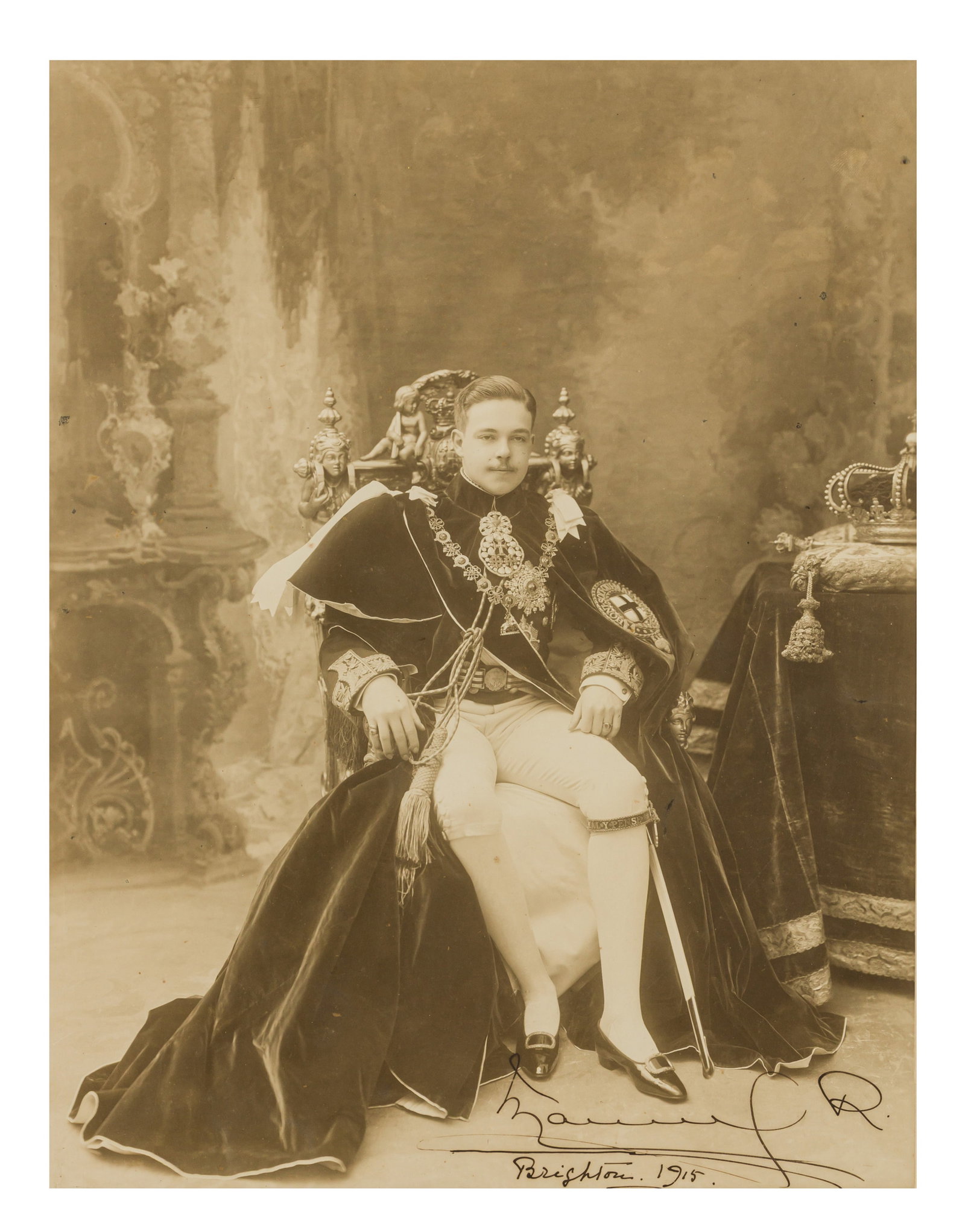 Manuel II, King of Portugal Signed photograph - 2
