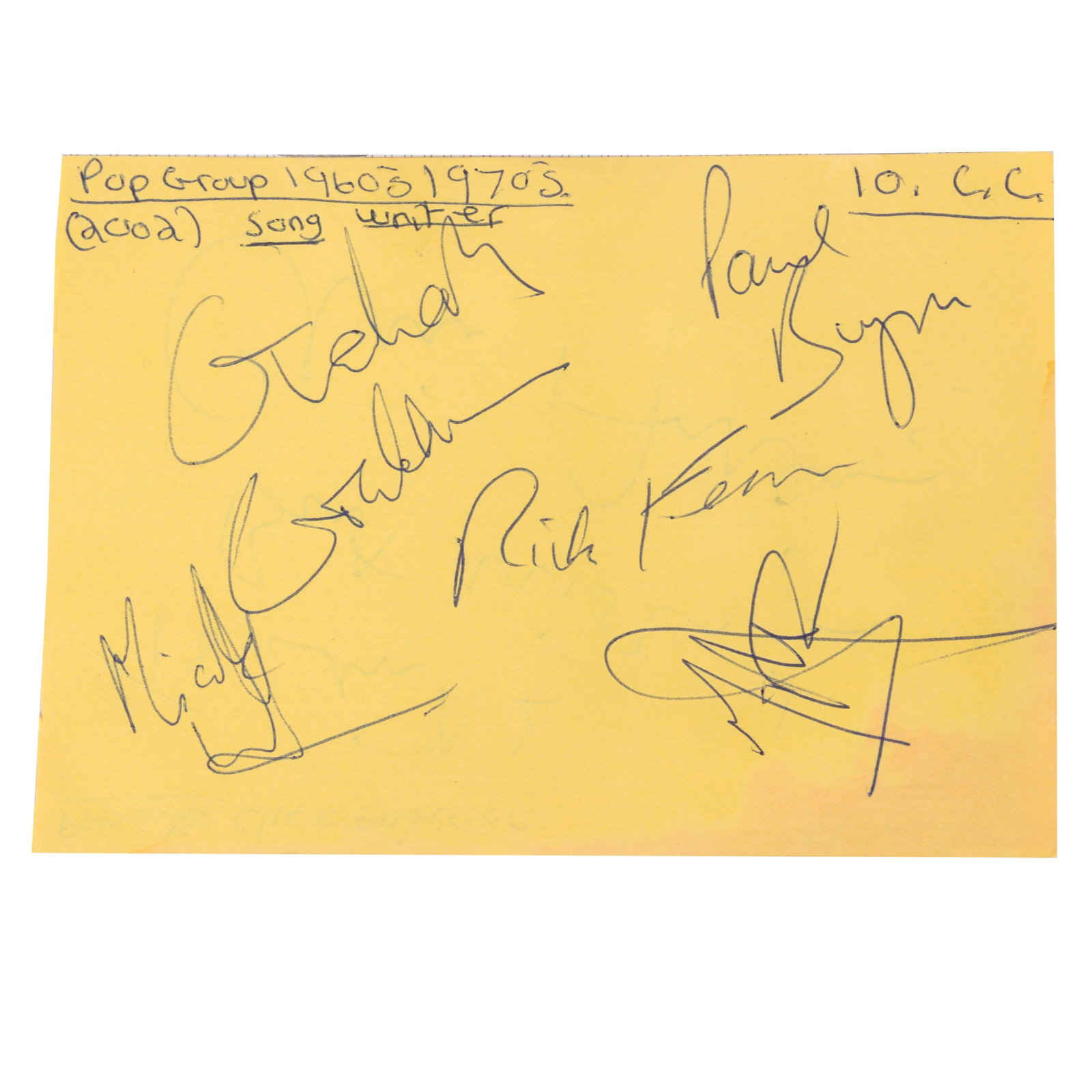 Autograph Collection.- Pop Music c. 1990s-2020s - 2