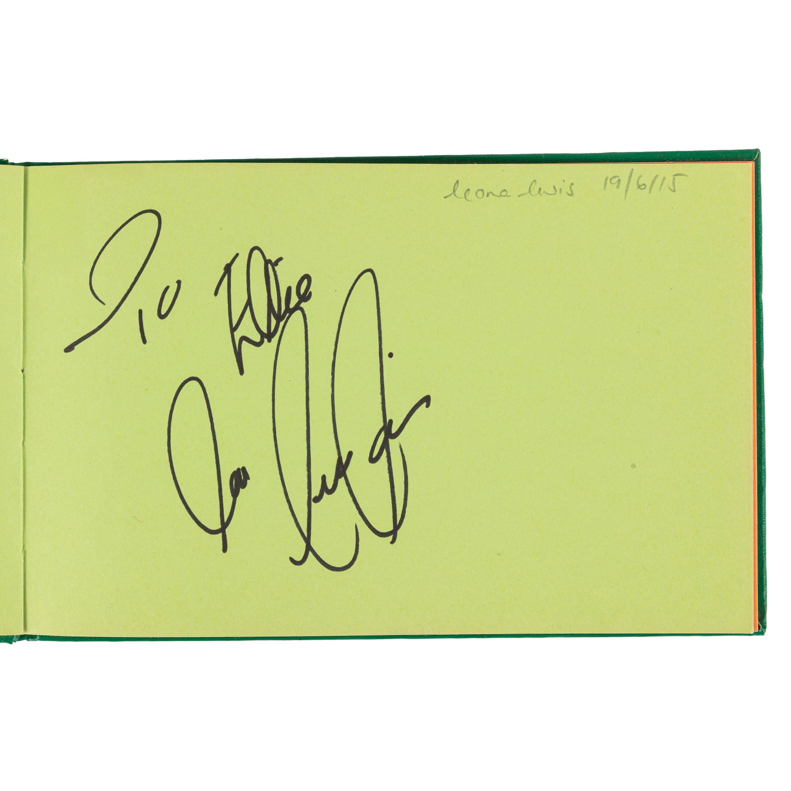 Autograph Albums.- Pop & Rock Music early 2000s - 2
