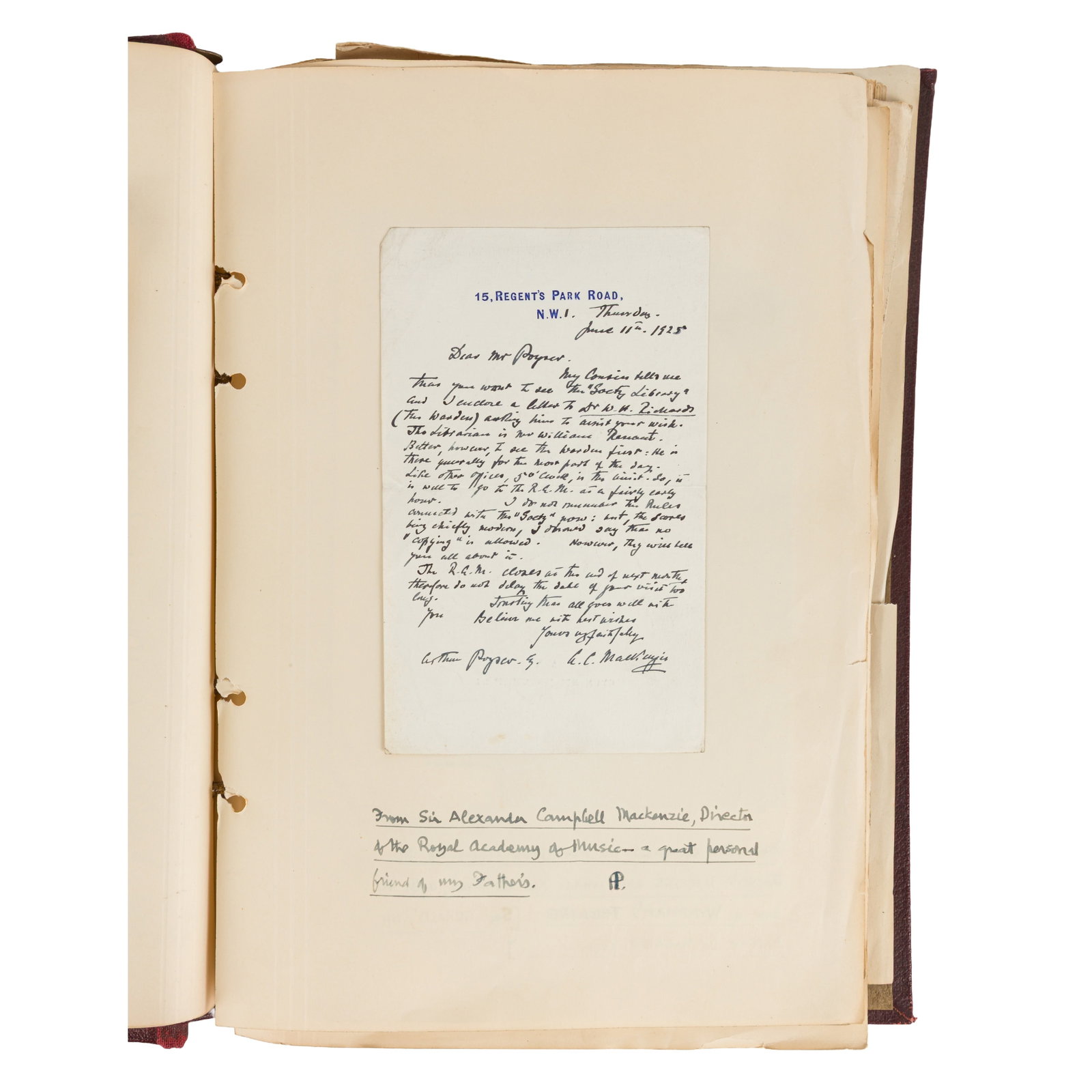 Poyser (Arthur) Collection of letters and ephemera, 1094-1938 - 4