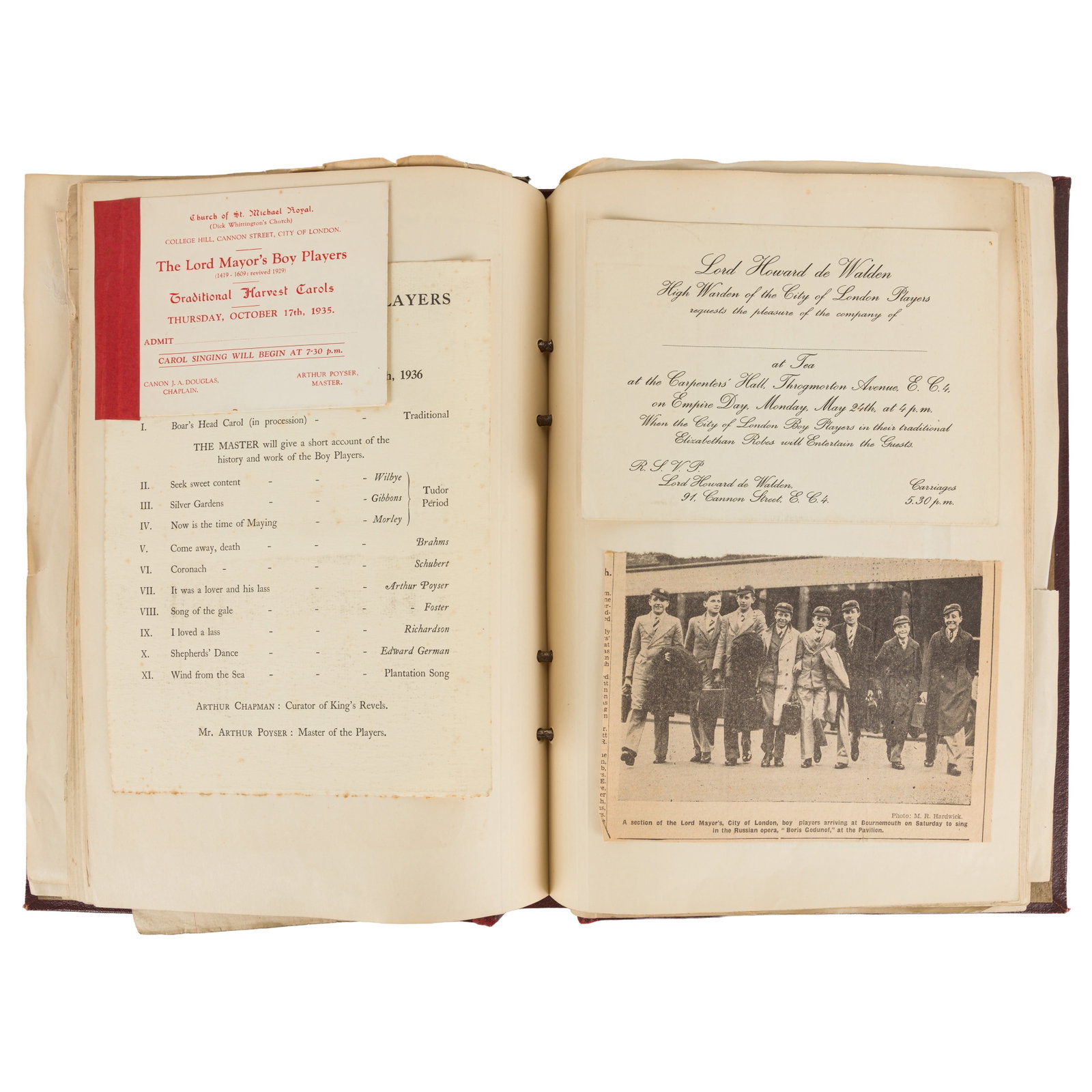 Poyser (Arthur) Collection of letters and ephemera, 1094-1938 - 5