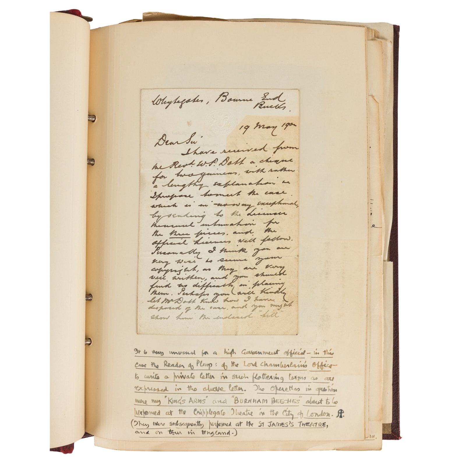 Poyser (Arthur) Collection of letters and ephemera, 1094-1938 - 6