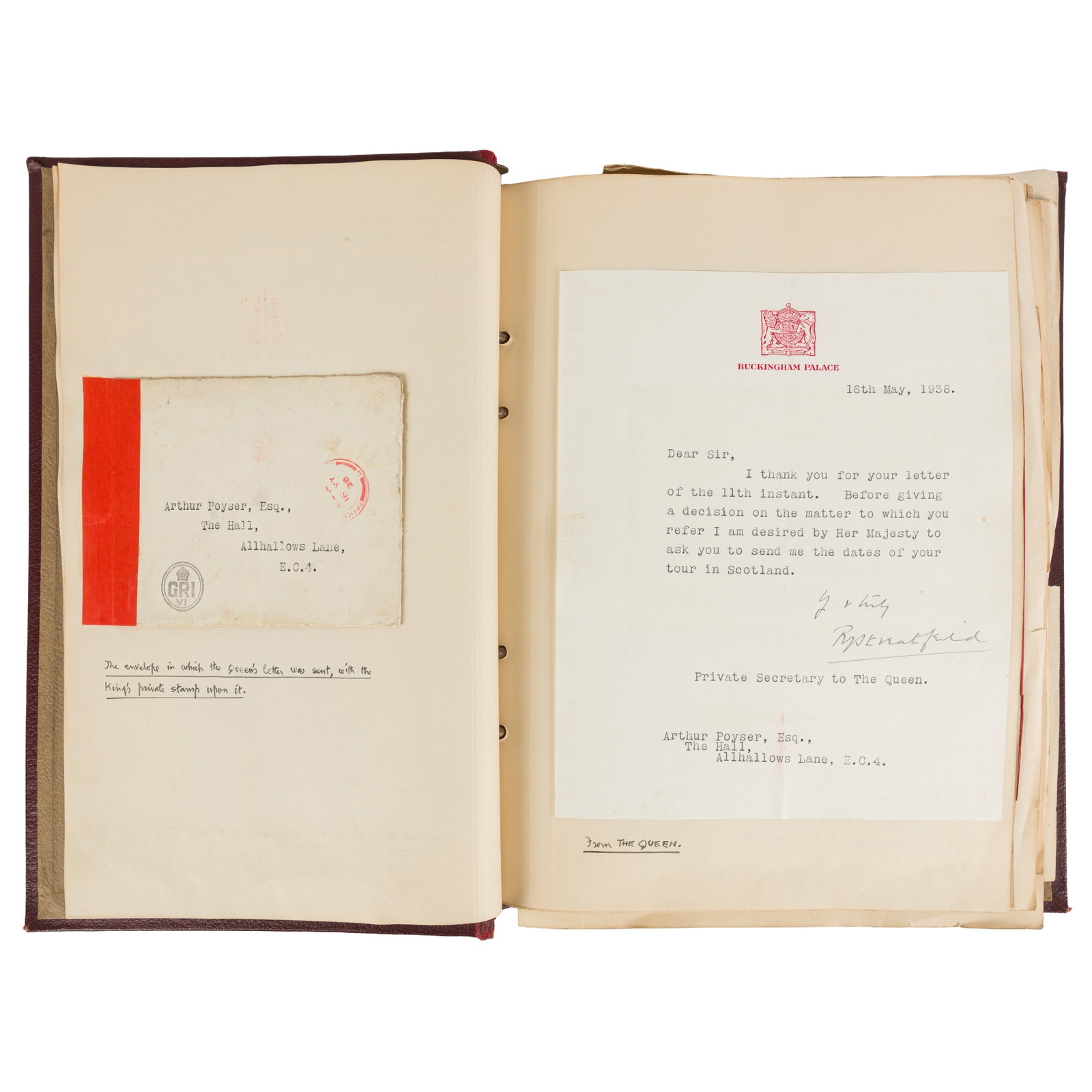 Poyser (Arthur) Collection of letters and ephemera, 1094-1938 - 8