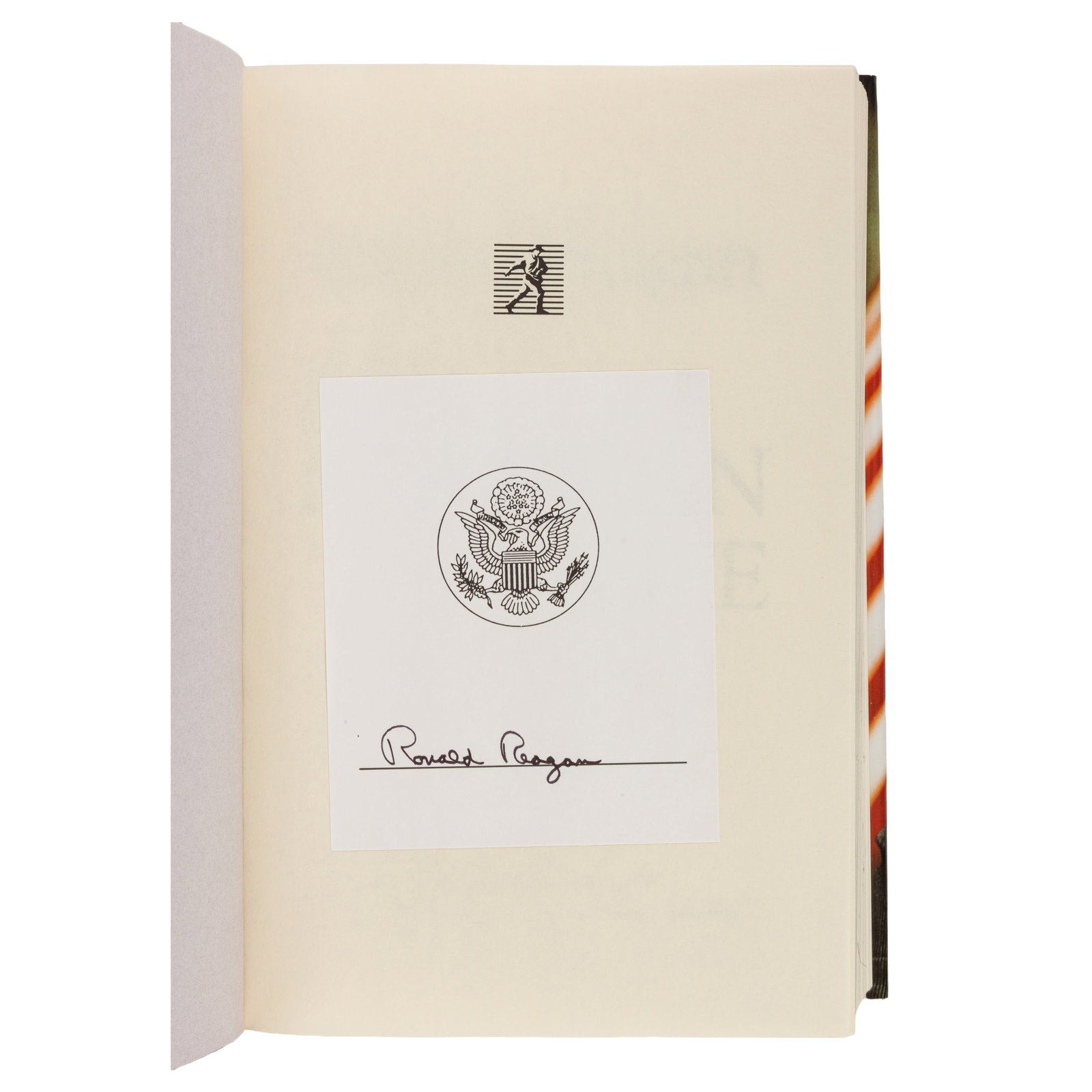 Reagan (Ronald) An American Life, signed copy - 2