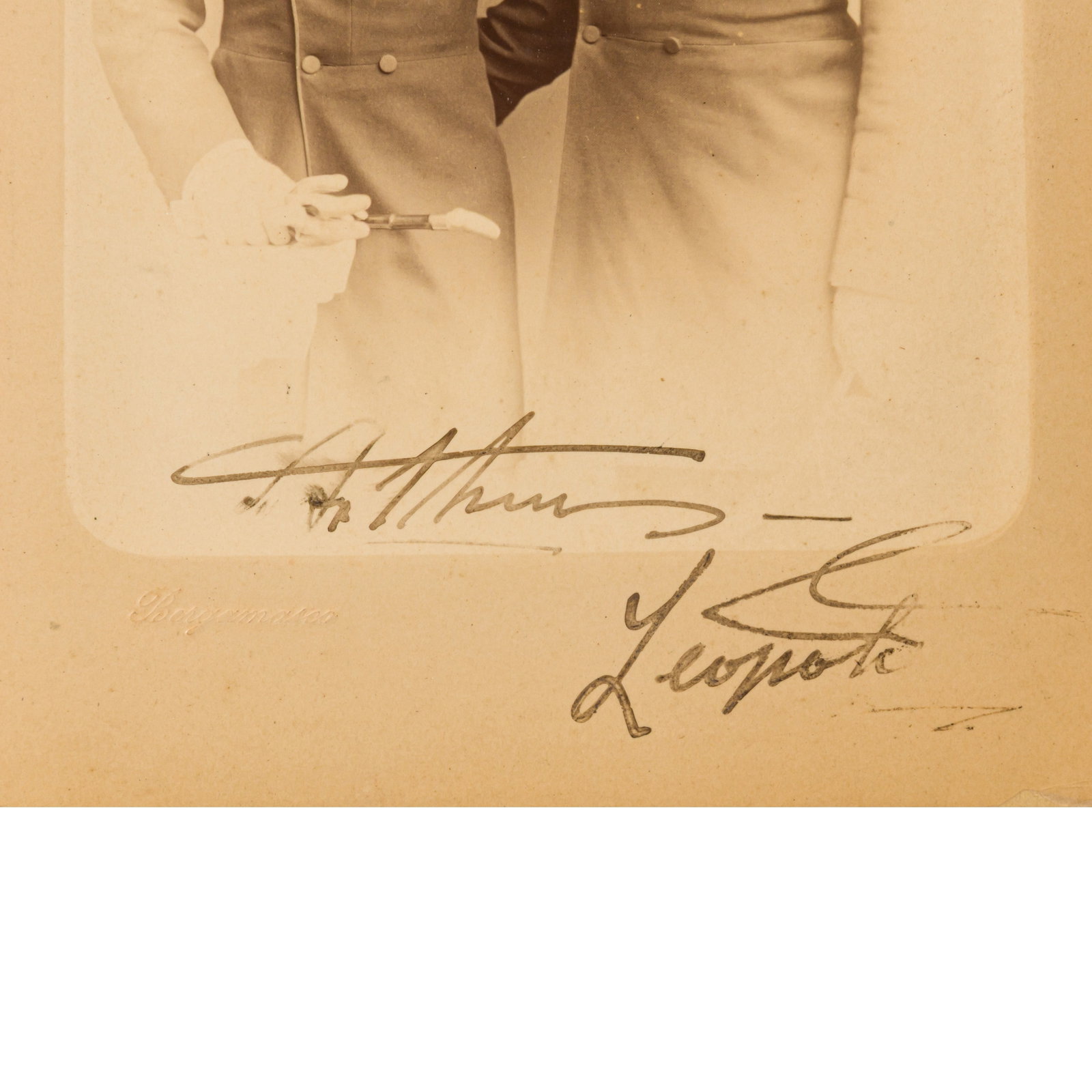 Leopold, Duke of Albany & Arthur, Duke of Connaught Signed photograph - 2