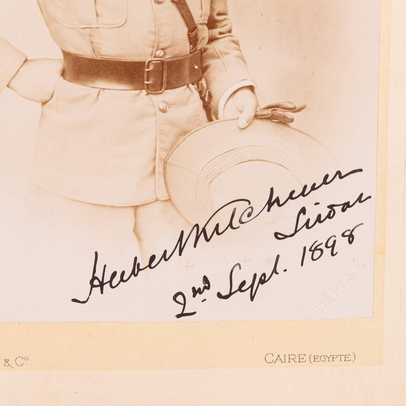 Kitchener (Horatio Herbert) Signed photograph - 2