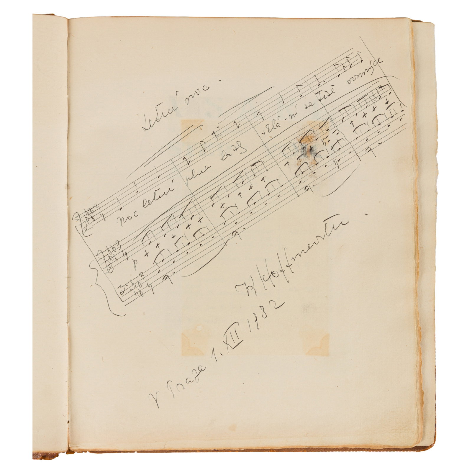 Autograph Album.- Incl. Jan Kubelik Czech Republic, 1932-1970 - 2