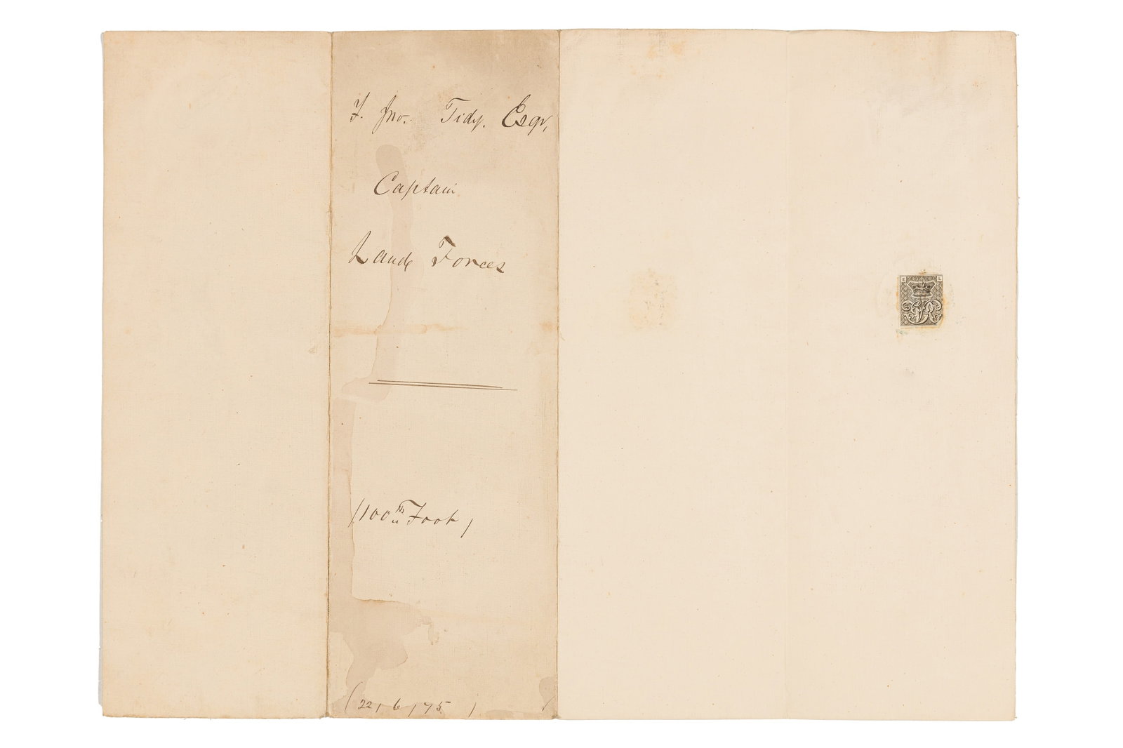 George, Duke of Cambridge Signed warrant, 1875 - 2