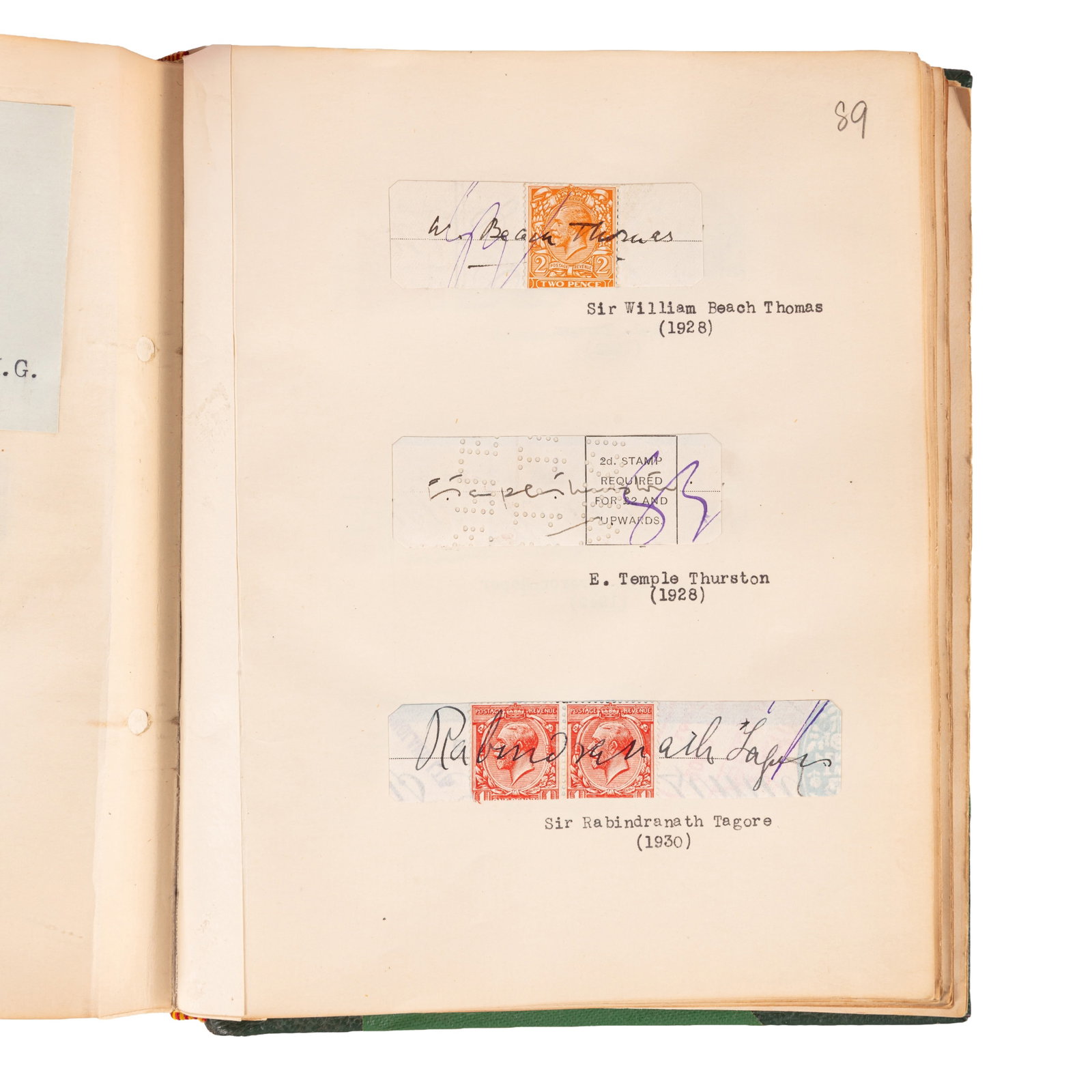Autograph Album.- Incl. Winston Churchill Clipped signatures, 20th century - 7