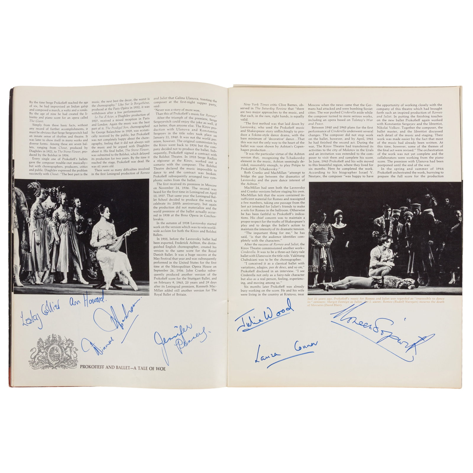 Ballet Interest.- Incl. Margot Fonteyn Signed programme - 4