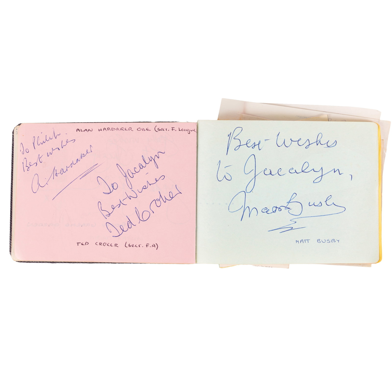 Autograph Album.- Incl. Steve Jones and Paul Cook, Sex Pistols c. 1970s-1980s - 4